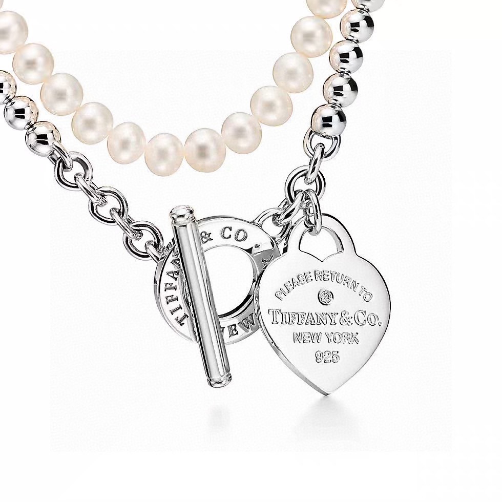 蒂芙尼项链🩵 TIFFNY&CO. 专柜精工银版本 （可项链手链双带）明星同款 复古做旧风 原版复刻 纯