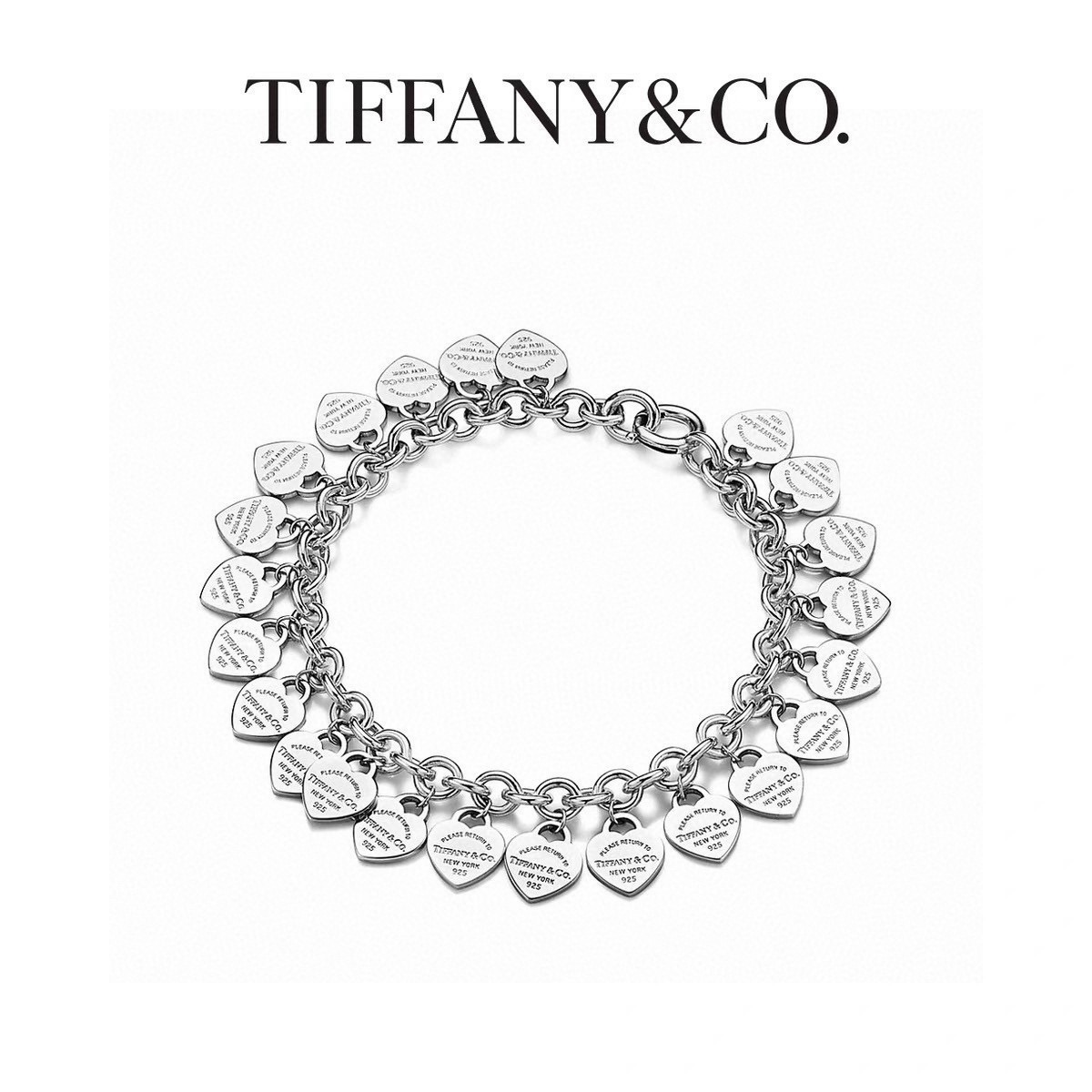 正品新款蒂芙尼手链🩵 TIFFNY&CO. 专柜精工银版本 明星同款 复古做旧风 原版复刻 纯手工打造 