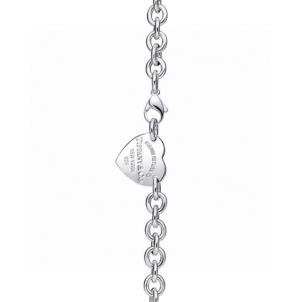 正品新款蒂芙尼项链🩵 TIFFNY&CO. 专柜精工银版本 明星同款 复古做旧风 原版复刻 纯手工打造 