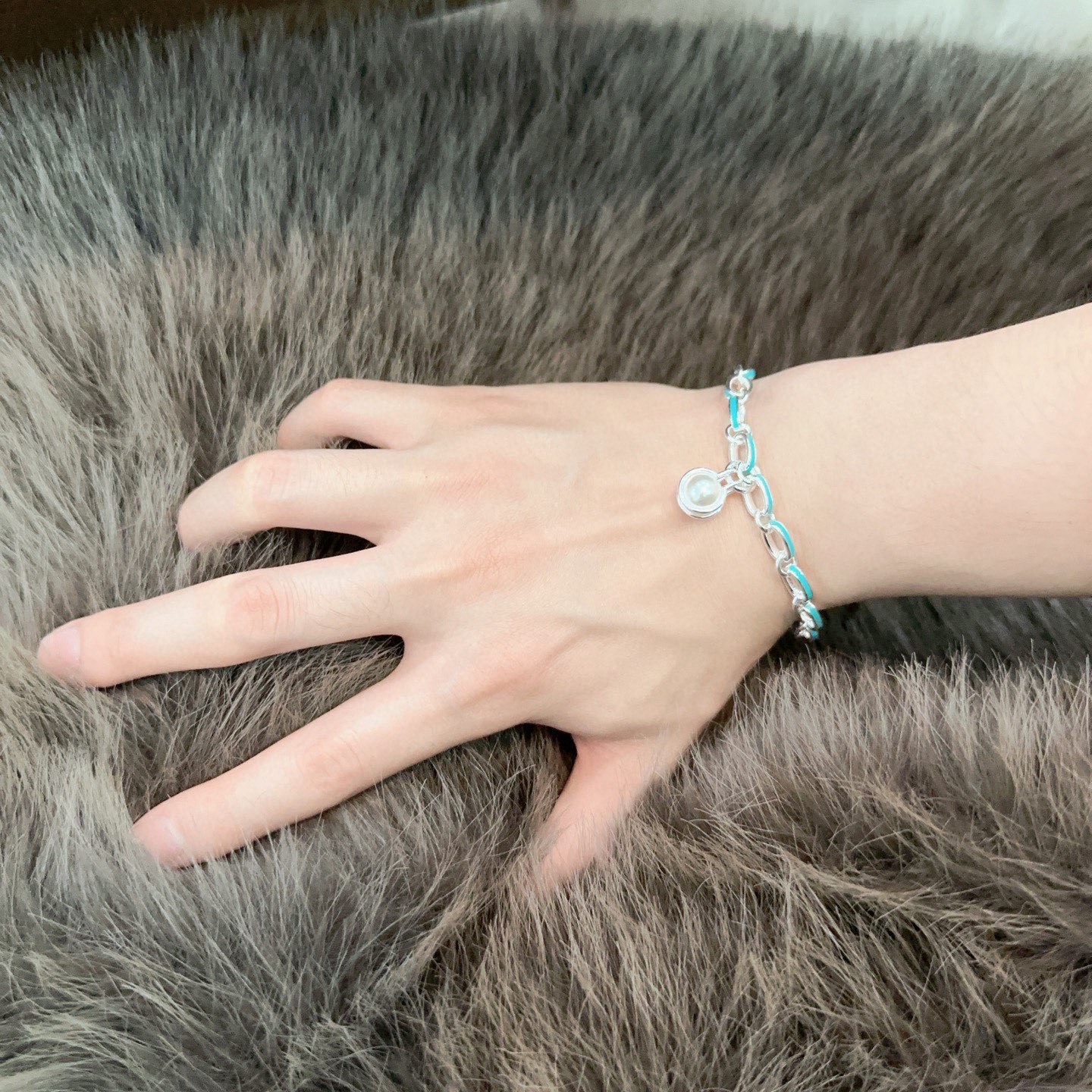 蒂芙尼手链🩵 TIFFNY&CO. 专柜精工银版本 明星同款 复古做旧风 原版复刻 纯手工打造 ～正品开