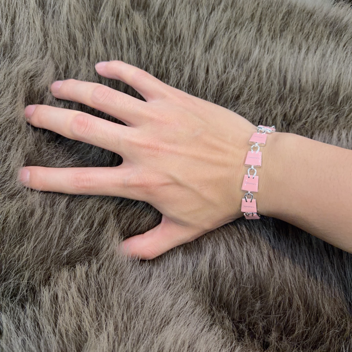 新款蒂芙尼手链TIFFNY&CO. 专柜精工银版本 明星同款 复古做旧风 原版复刻 纯手工打造 ～正品开