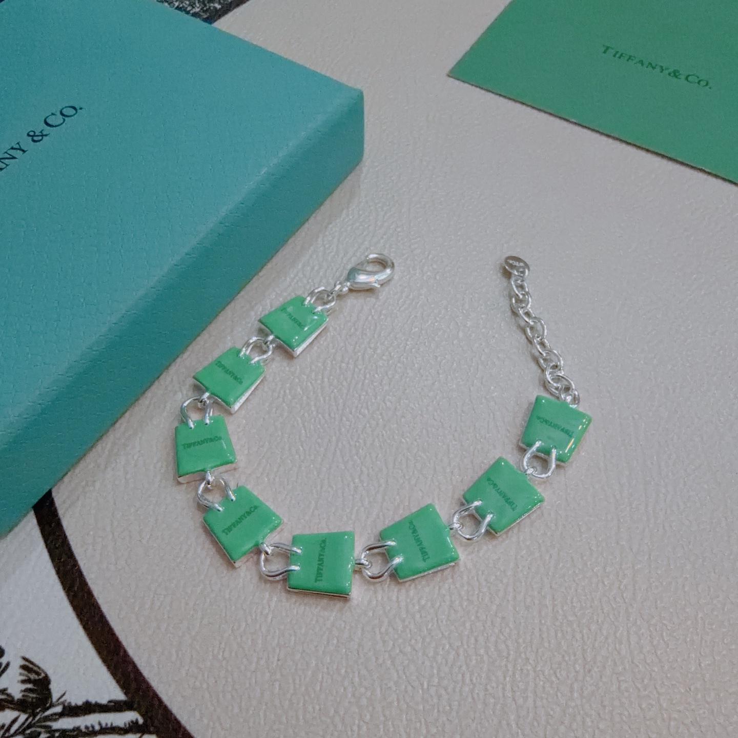 新款蒂芙尼手链TIFFNY&CO. 专柜精工银版本 明星同款 复古做旧风 原版复刻 纯手工打造 ～正品开