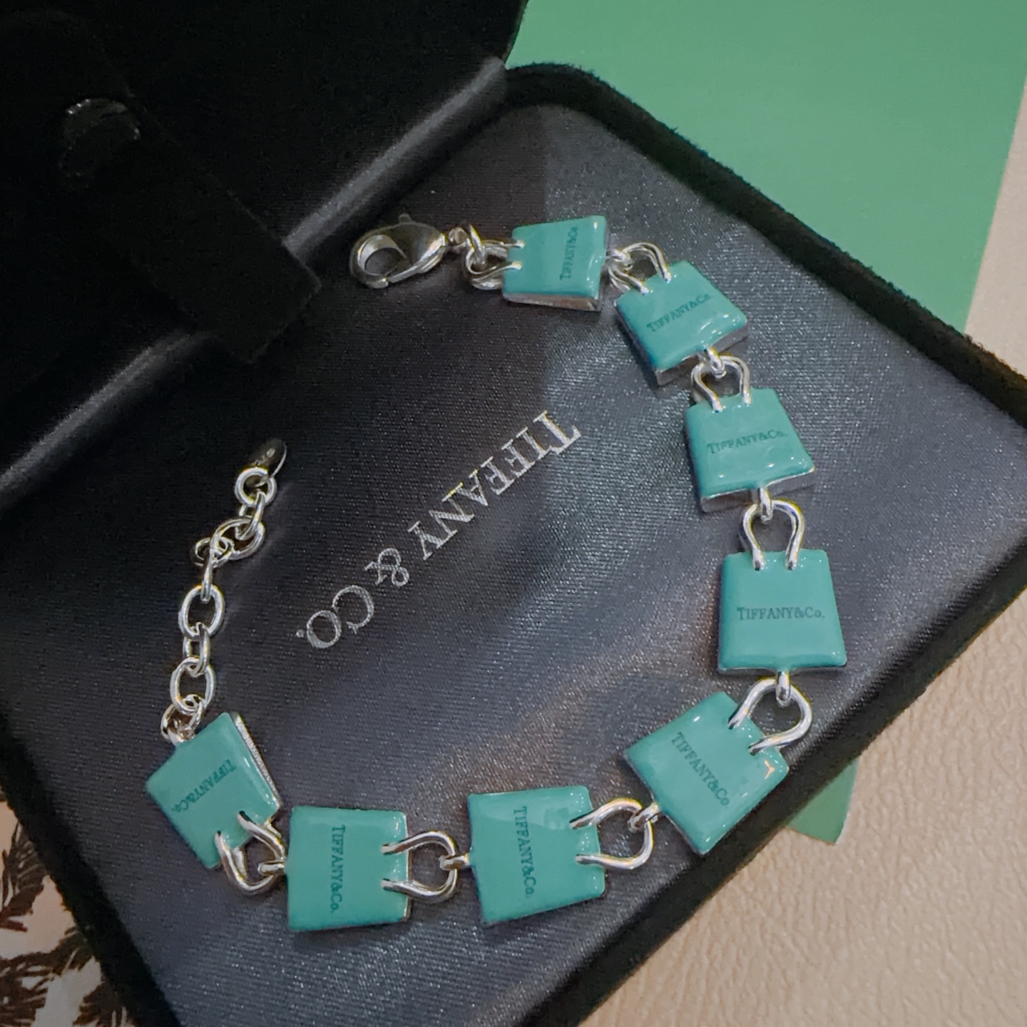 新款蒂芙尼手链TIFFNY&CO. 专柜精工银版本 明星同款 复古做旧风 原版复刻 纯手工打造 ～正品开