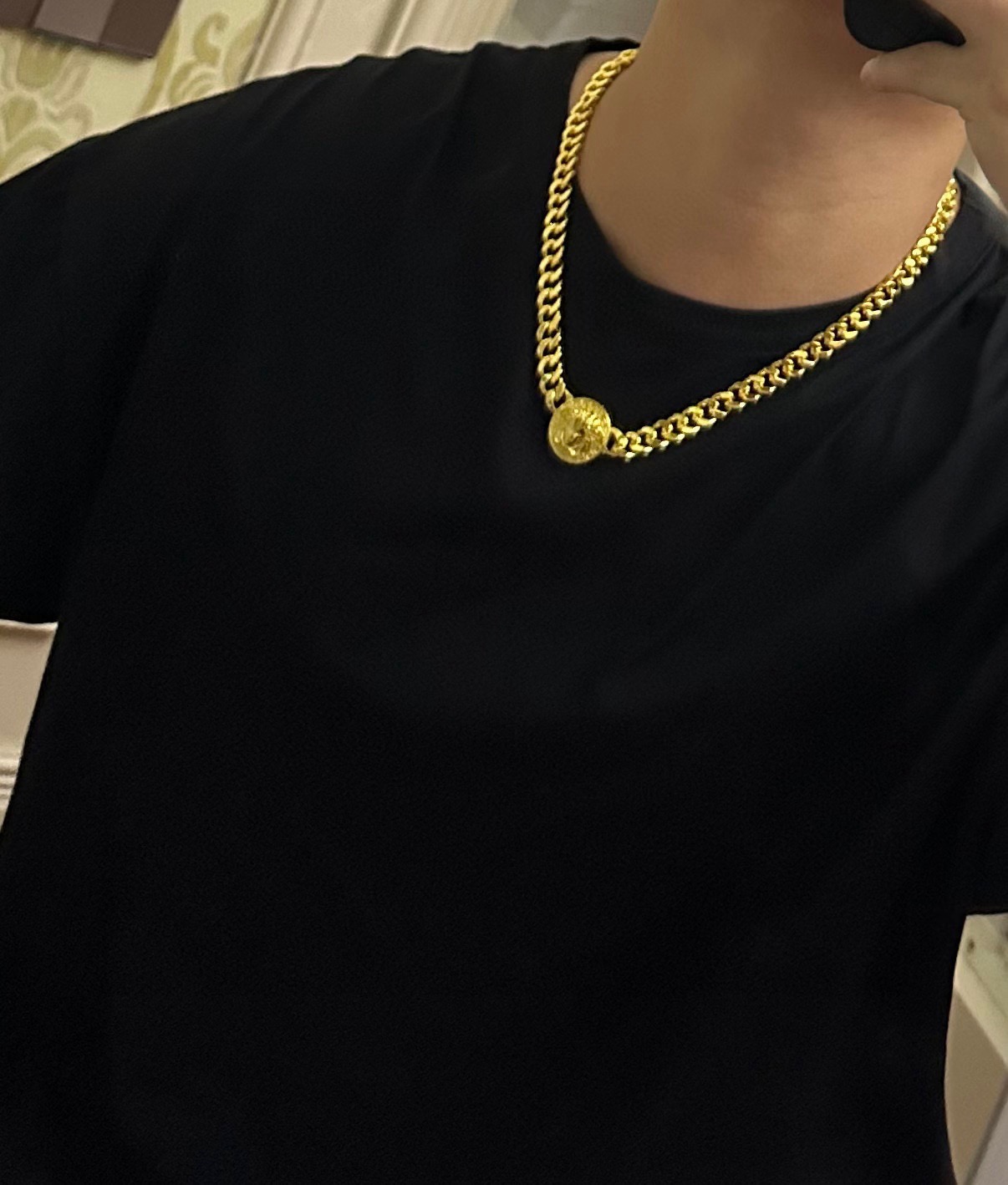 高品质范思哲手链美杜莎头像原单货专柜新款开模复古潮流时尚必备 男女均可佩戴 情侣款同款 摇滚朋克泰银风格