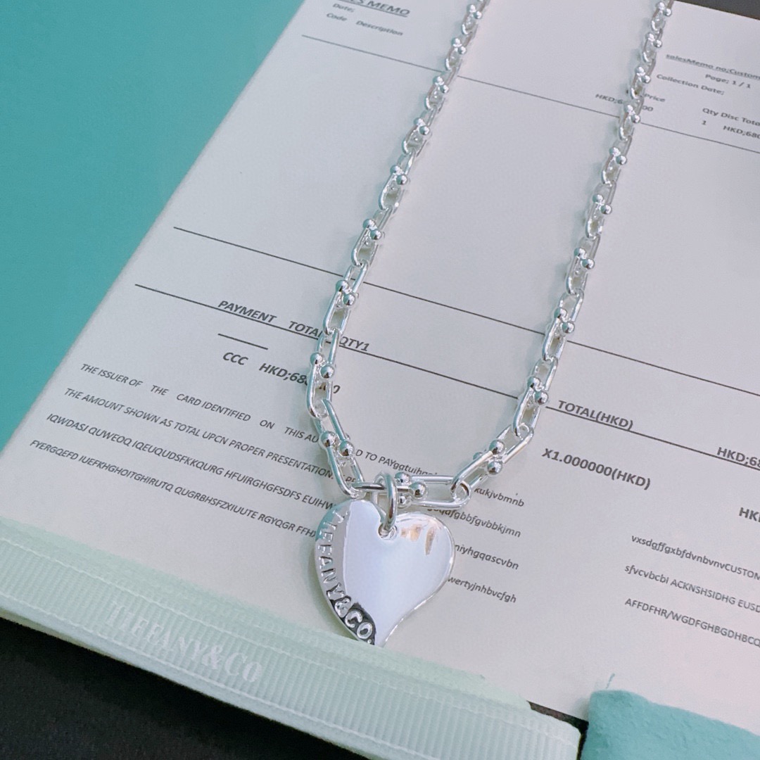 蒂芙尼🩵 TIFFNY&CO. 专柜精工银版本 明星同款 复古做旧风 原版复刻 纯手工打造 ～正品开模💝