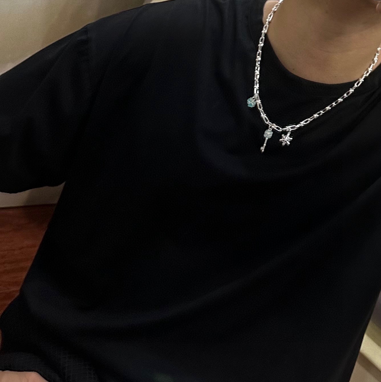 蒂芙尼项链TIFFNY&CO. 专柜精工银版本 明星同款 复古做旧风 原版复刻 纯手工打造 ～正品开模💝