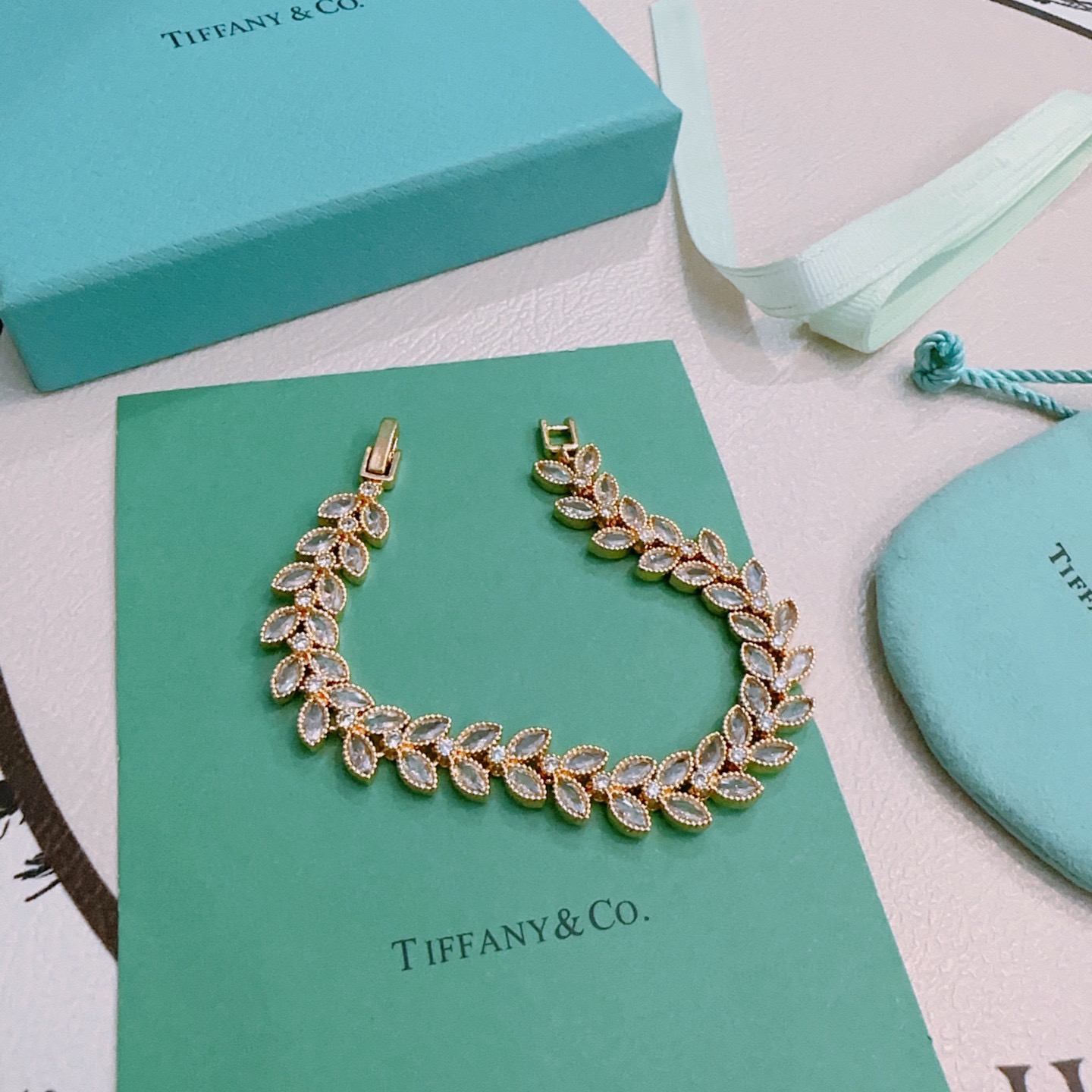 独家订制 ✨Tiff 蒂芙尼手链纪念款 花絮 马眼 手链 💘采用高碳钻 💎 顶级亚金材质镶嵌 铂金镶钻设