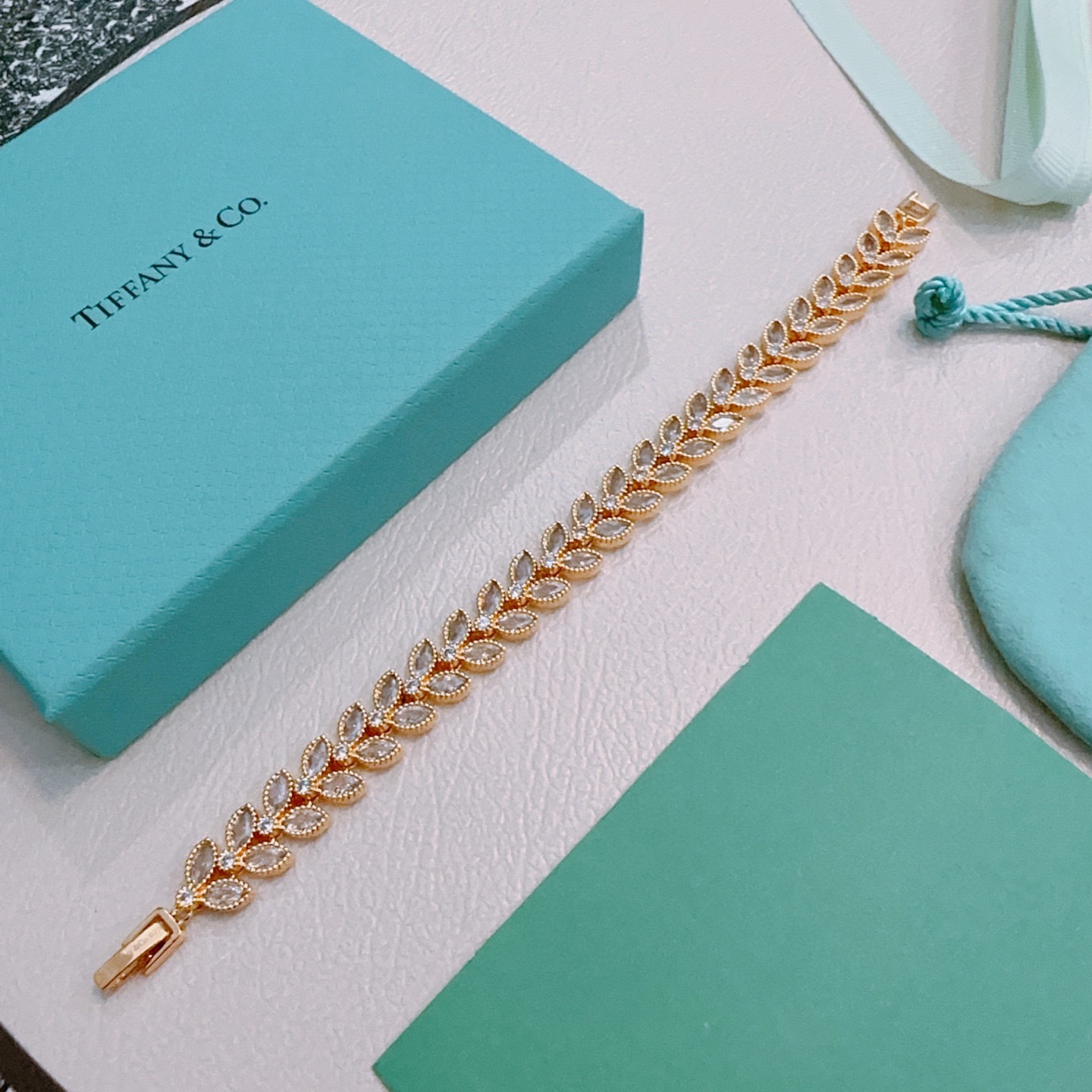 独家订制 ✨Tiff 蒂芙尼手链纪念款 花絮 马眼 手链 💘采用高碳钻 💎 顶级亚金材质镶嵌 铂金镶钻设