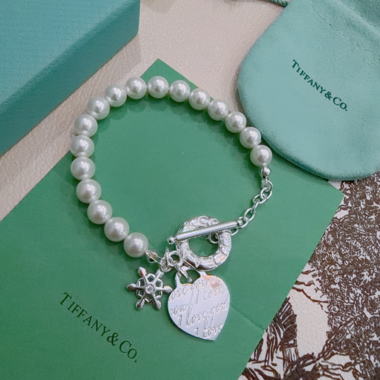 蒂芙尼手链TIFFNY&CO. 专柜精工银版本 明星同款 复古做旧风 原版复刻 纯手工打造 ～正品开模💝