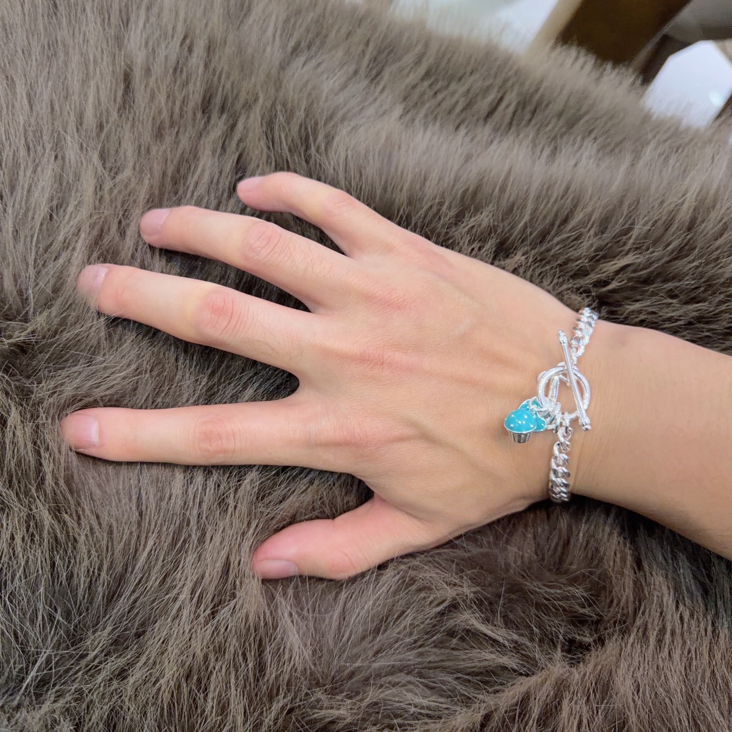 蒂芙尼手链TIFFNY&CO. 专柜精工银版本 明星同款 复古做旧风 原版复刻 纯手工打造 ～正品开模💝