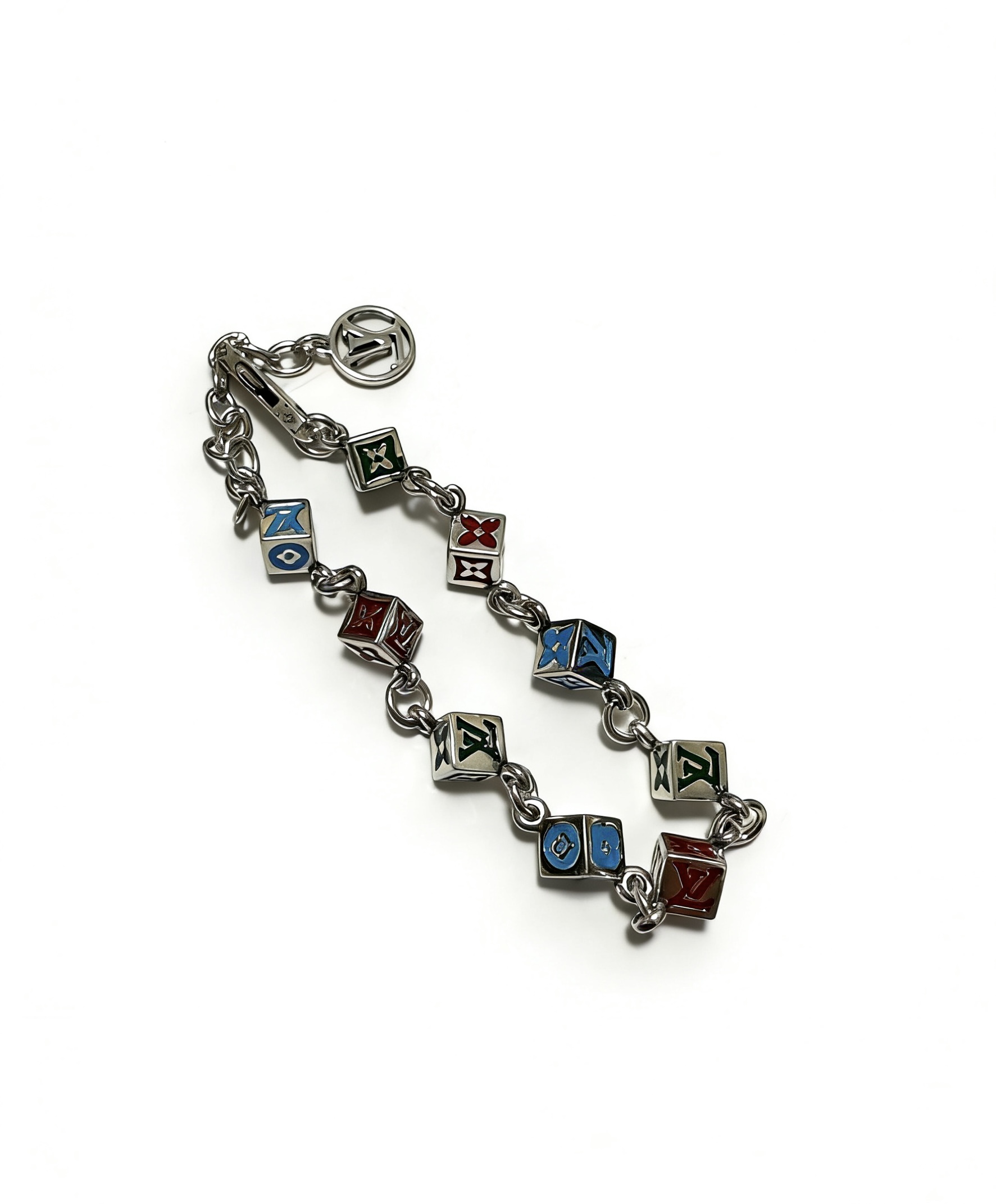 高品质路易威登LV手链🇷🇼原单货🇷🇼专柜新款开模复古潮流时尚必备 男女均可佩戴 情侣款同款 摇滚朋克泰银