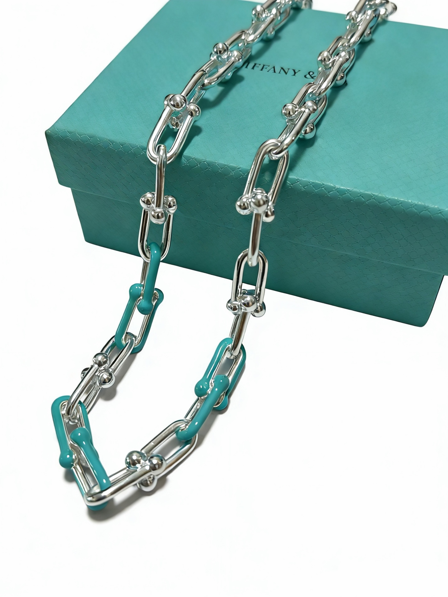 蒂芙尼🩵 TIFFNY&CO. 专柜精工银版本 明星同款 复古做旧风 原版复刻 纯手工打造 ～正品开模💝