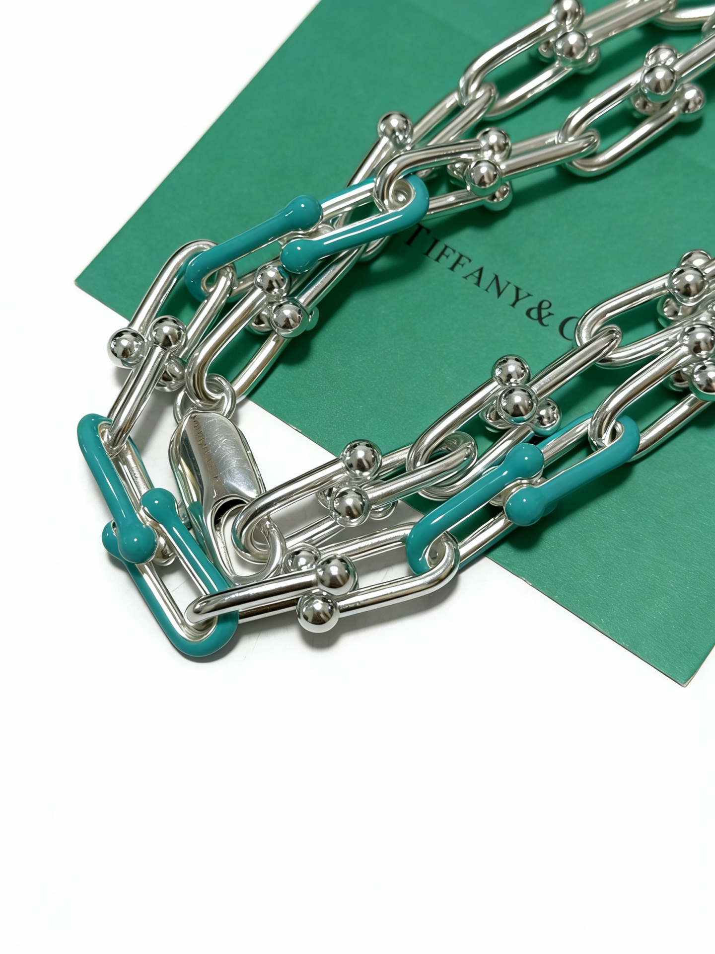 蒂芙尼🩵 TIFFNY&CO. 专柜精工银版本 明星同款 复古做旧风 原版复刻 纯手工打造 ～正品开模💝