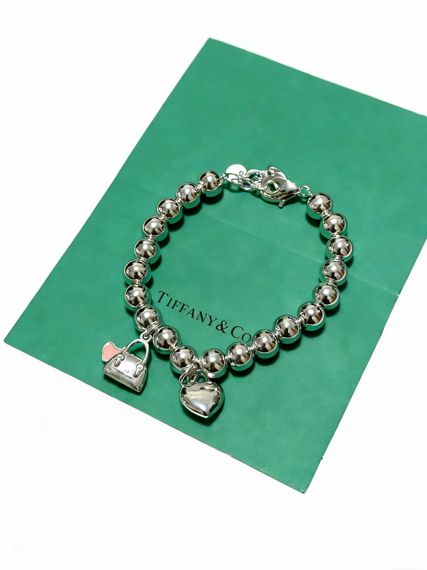 蒂芙尼手链🩵 TIFFNY&CO. 专柜精工银版本手链 明星同款 复古做旧风 原版复刻 纯手工打造 ～正