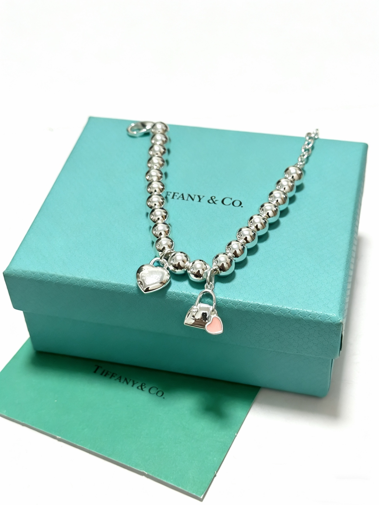 蒂芙尼手链🩵 TIFFNY&CO. 专柜精工银版本手链 明星同款 复古做旧风 原版复刻 纯手工打造 ～正