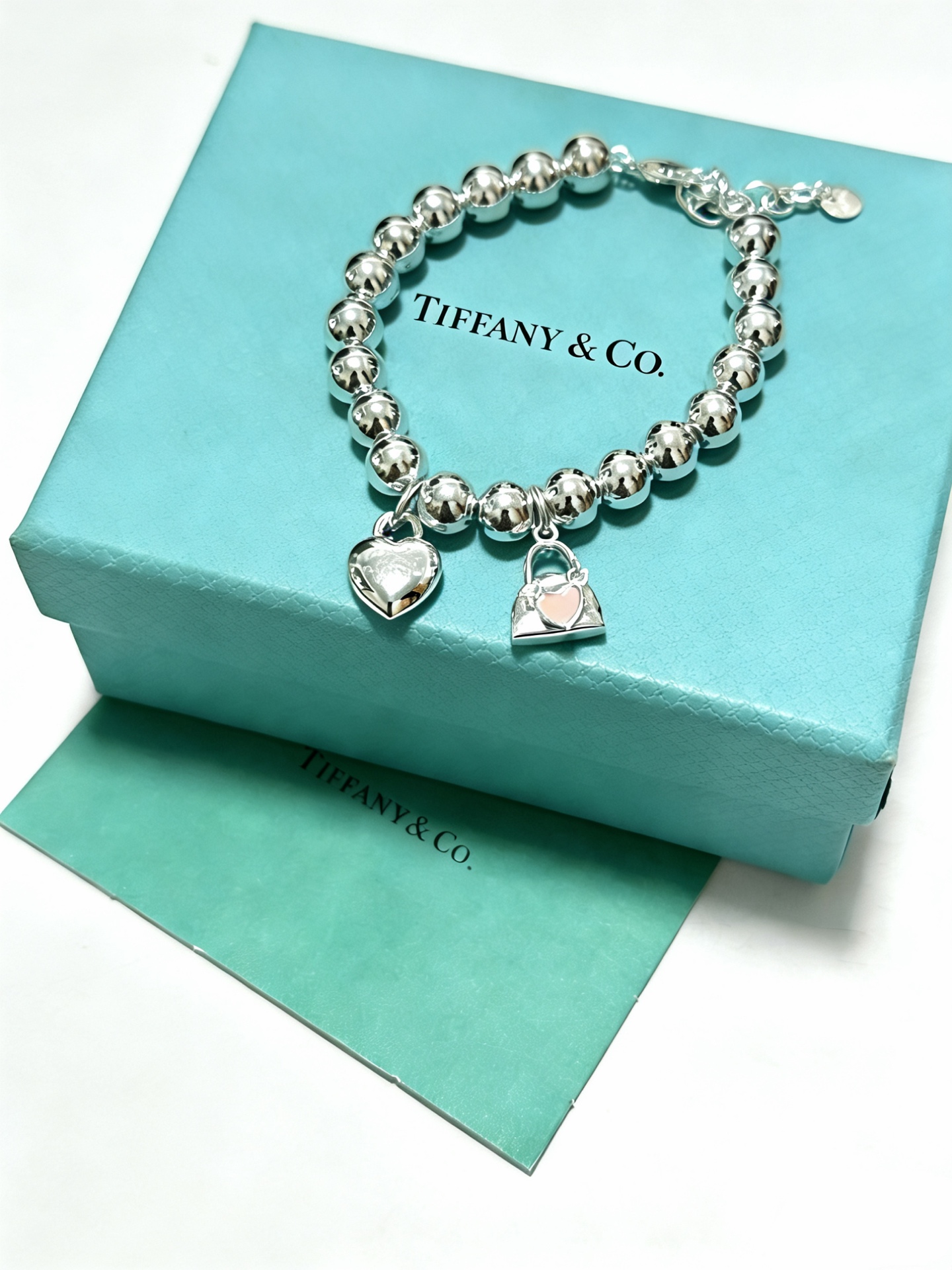 蒂芙尼手链🩵 TIFFNY&CO. 专柜精工银版本手链 明星同款 复古做旧风 原版复刻 纯手工打造 ～正