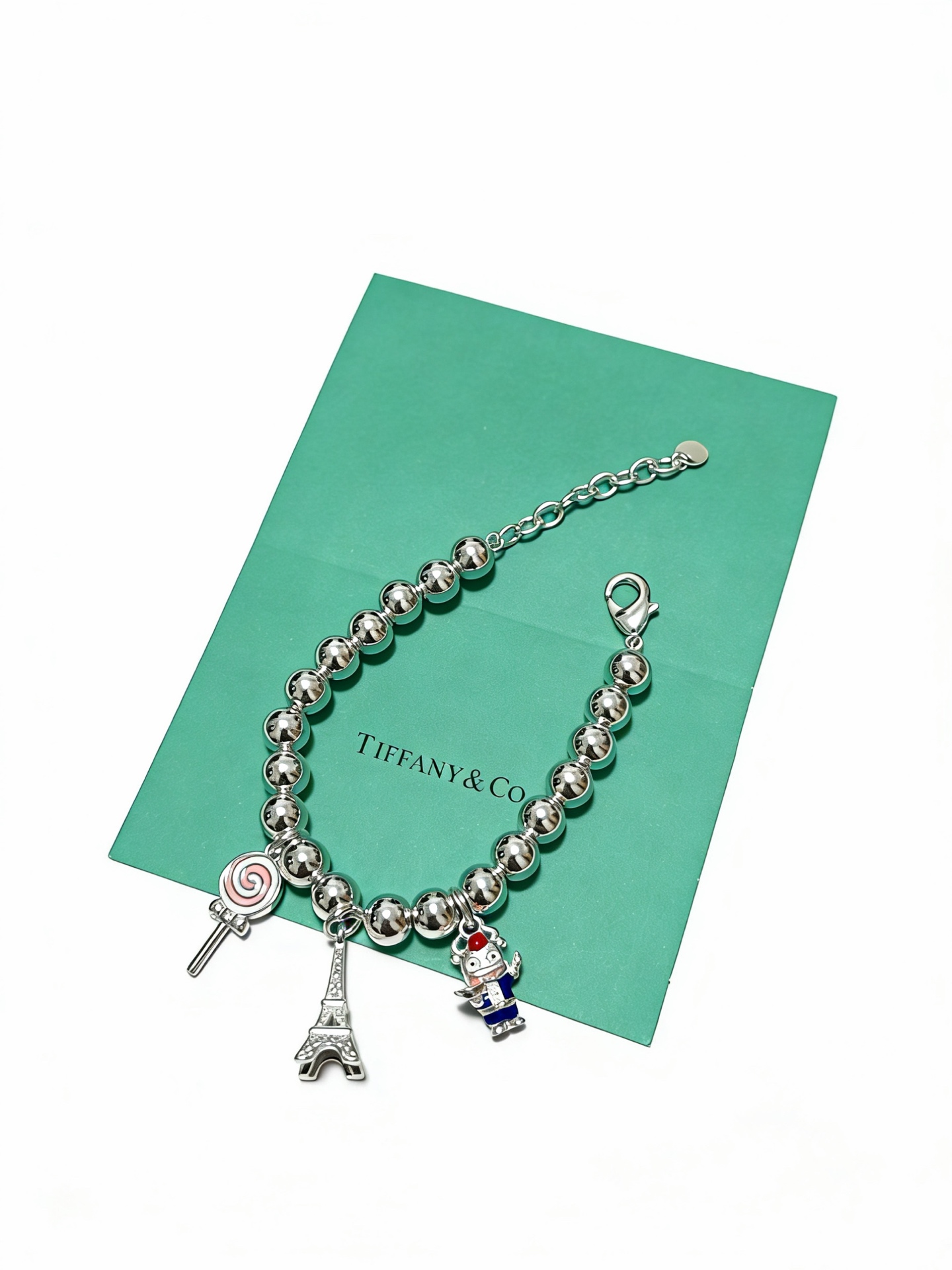 蒂芙尼手链🩵 TIFFNY&CO. 专柜精工银版本手链 明星同款 复古做旧风 原版复刻 纯手工打造 ～正