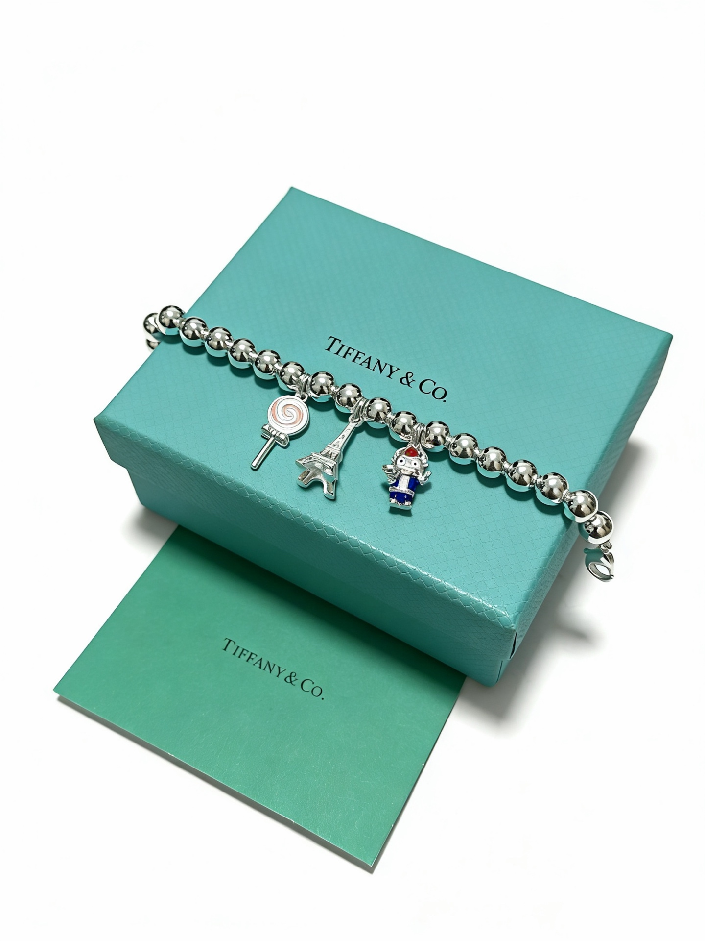 蒂芙尼手链🩵 TIFFNY&CO. 专柜精工银版本手链 明星同款 复古做旧风 原版复刻 纯手工打造 ～正