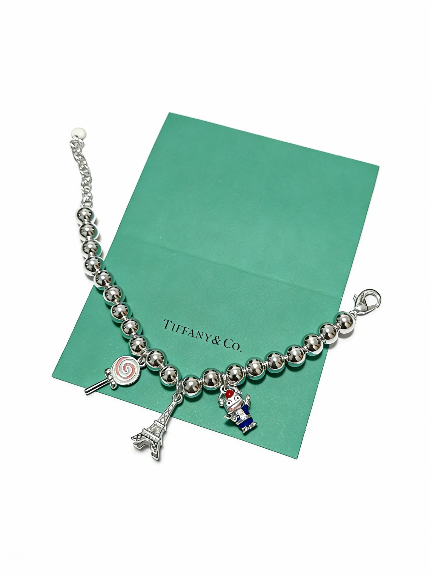 蒂芙尼手链🩵 TIFFNY&CO. 专柜精工银版本手链 明星同款 复古做旧风 原版复刻 纯手工打造 ～正