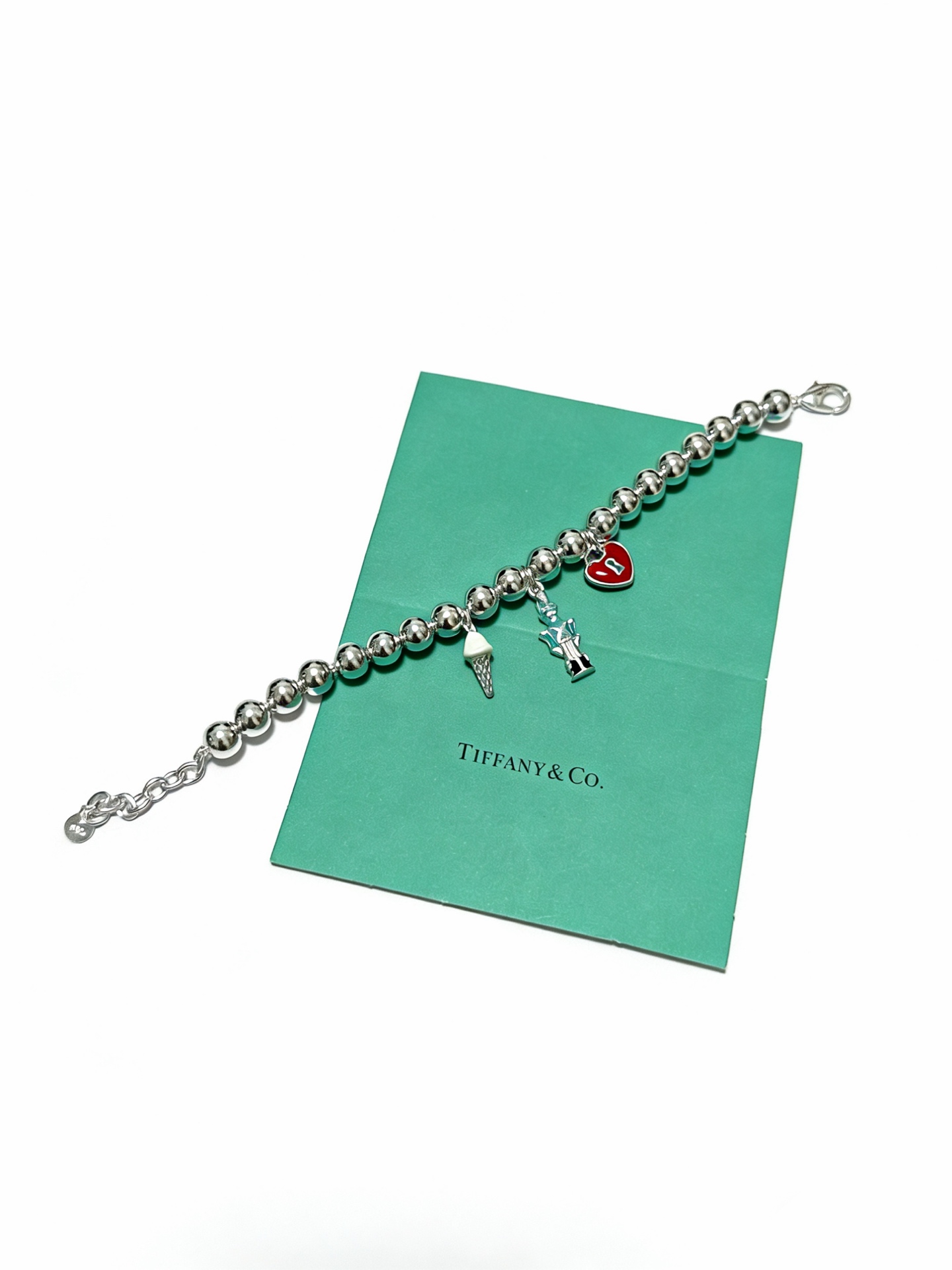 蒂芙尼手链🩵 TIFFNY&CO. 专柜精工银版本手链 明星同款 复古做旧风 原版复刻 纯手工打造 ～正