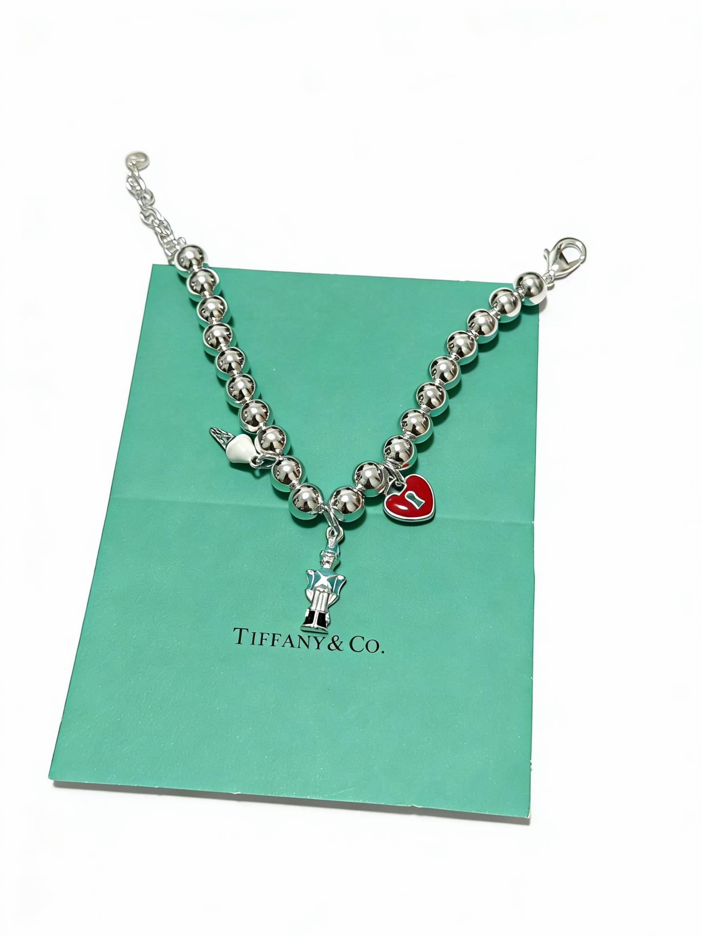 蒂芙尼手链🩵 TIFFNY&CO. 专柜精工银版本手链 明星同款 复古做旧风 原版复刻 纯手工打造 ～正