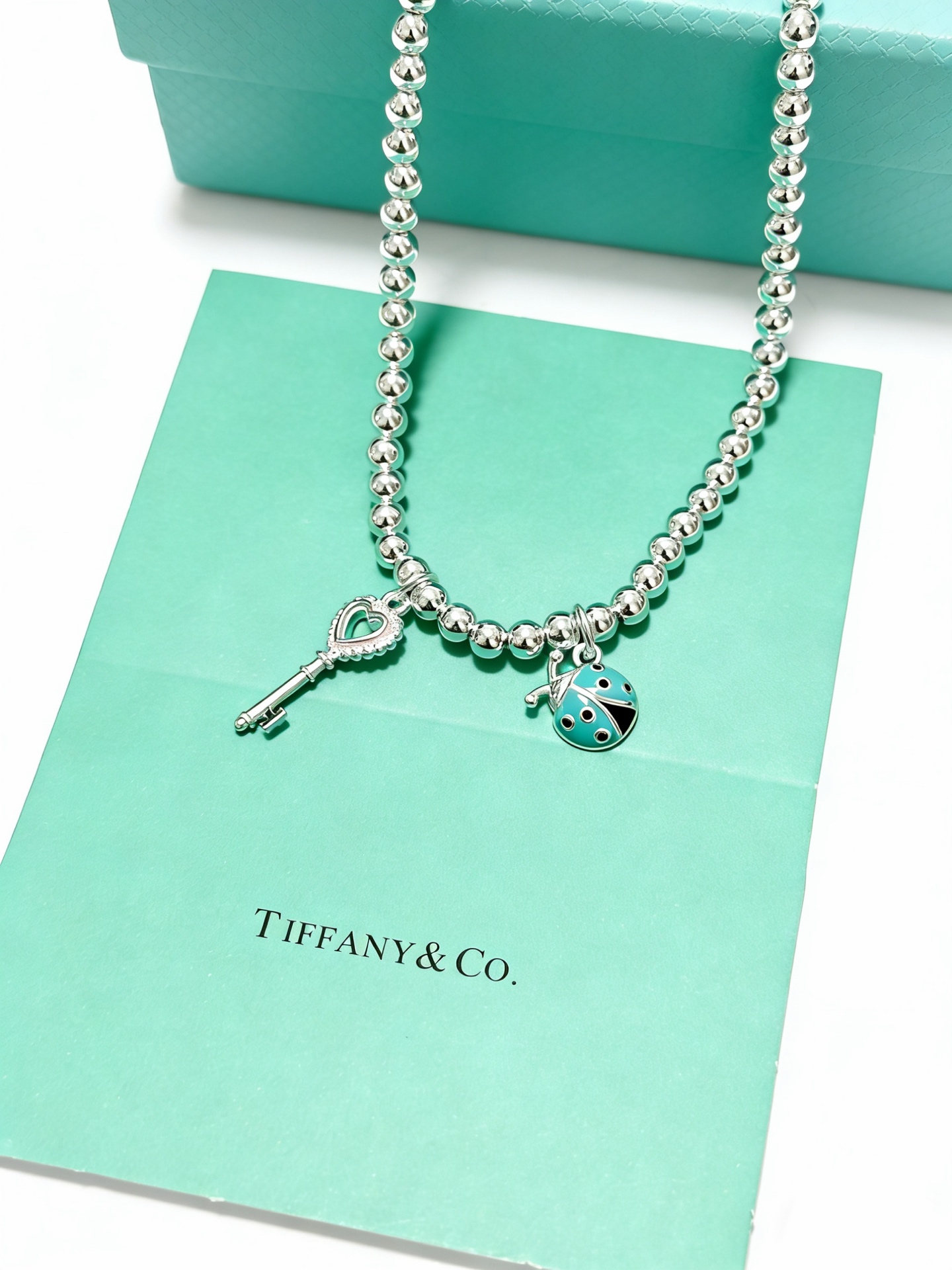 新款蒂芙尼项链TIFFNY&CO. 专柜精工银版本 明星同款 复古做旧风 原版复刻 纯手工打造 ～正品开