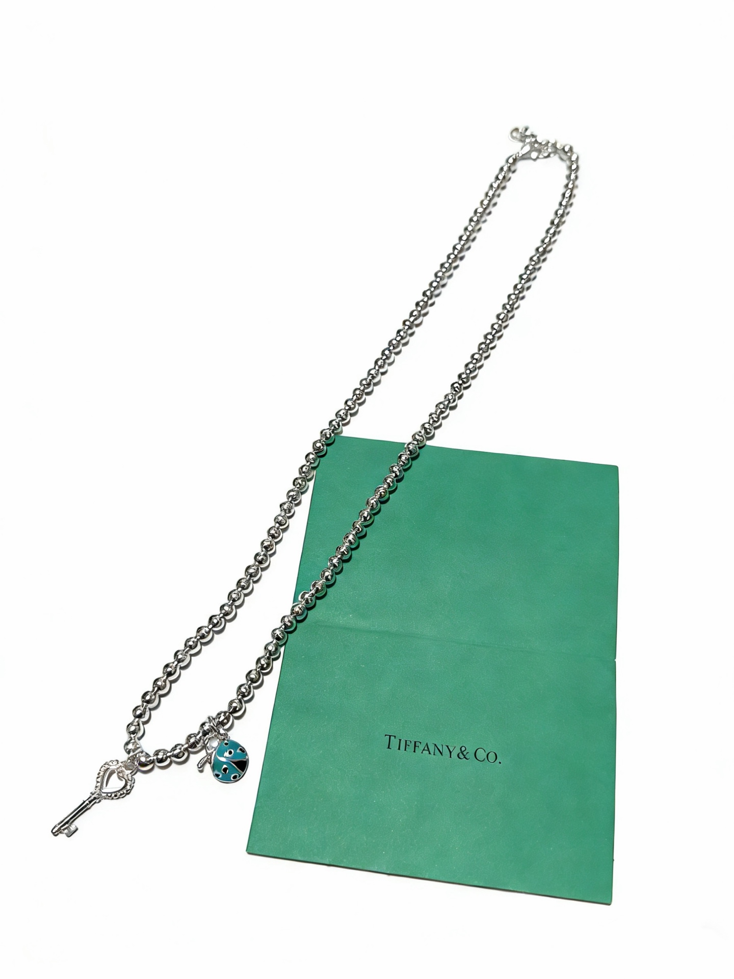新款蒂芙尼项链TIFFNY&CO. 专柜精工银版本 明星同款 复古做旧风 原版复刻 纯手工打造 ～正品开