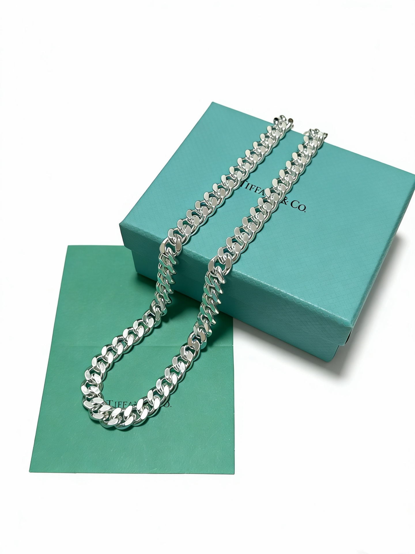 新款蒂芙尼项链TIFFNY&CO. 专柜精工银版本 明星同款 复古做旧风 原版复刻 纯手工打造 ～正品开