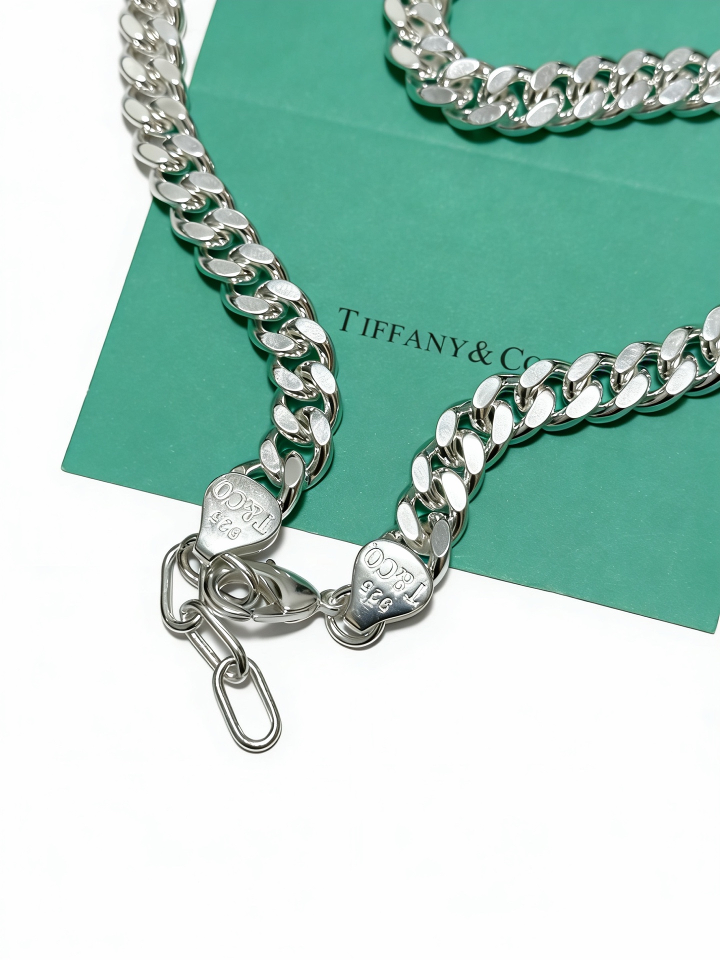 新款蒂芙尼项链TIFFNY&CO. 专柜精工银版本 明星同款 复古做旧风 原版复刻 纯手工打造 ～正品开