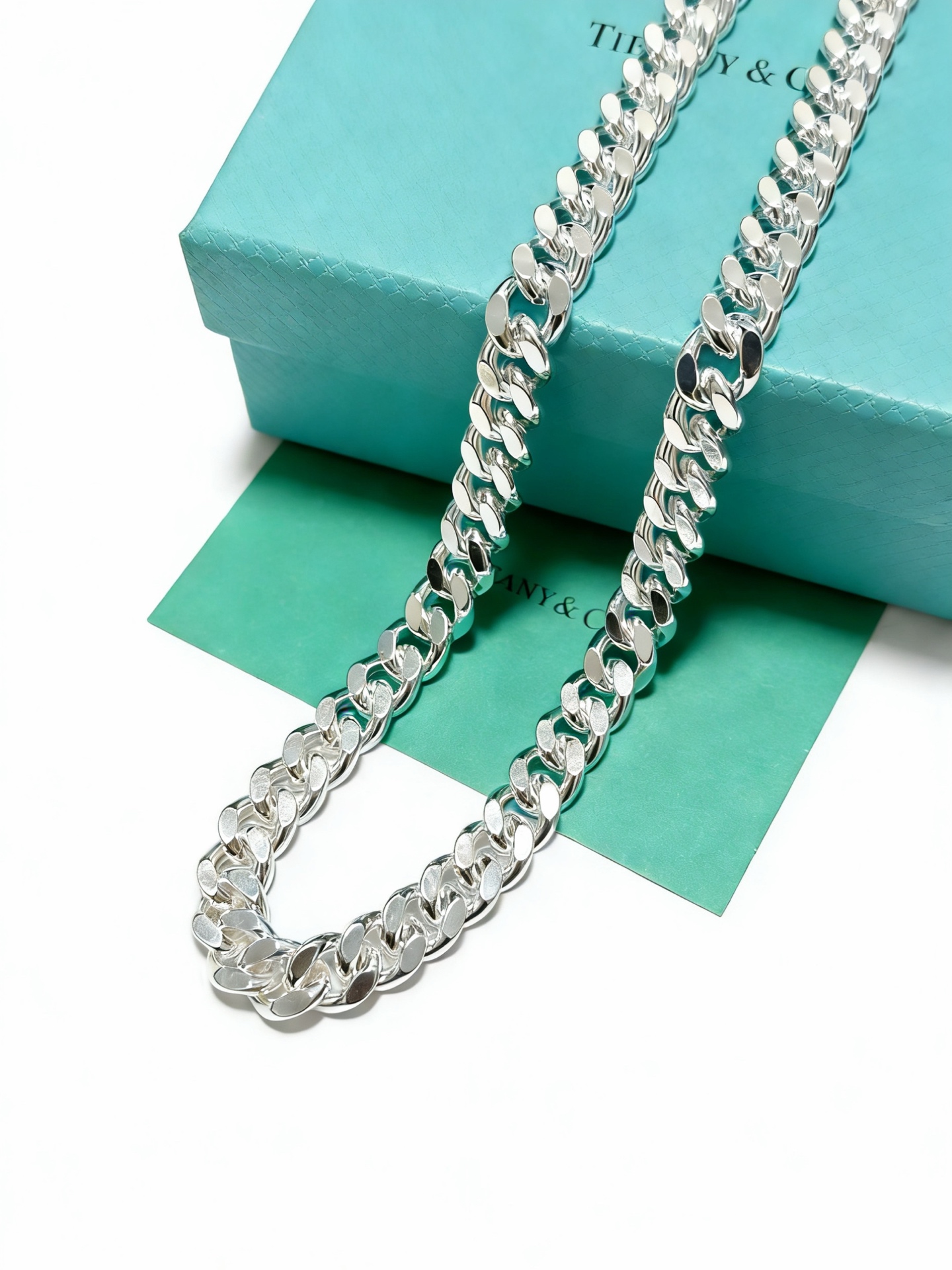 新款蒂芙尼项链TIFFNY&CO. 专柜精工银版本 明星同款 复古做旧风 原版复刻 纯手工打造 ～正品开