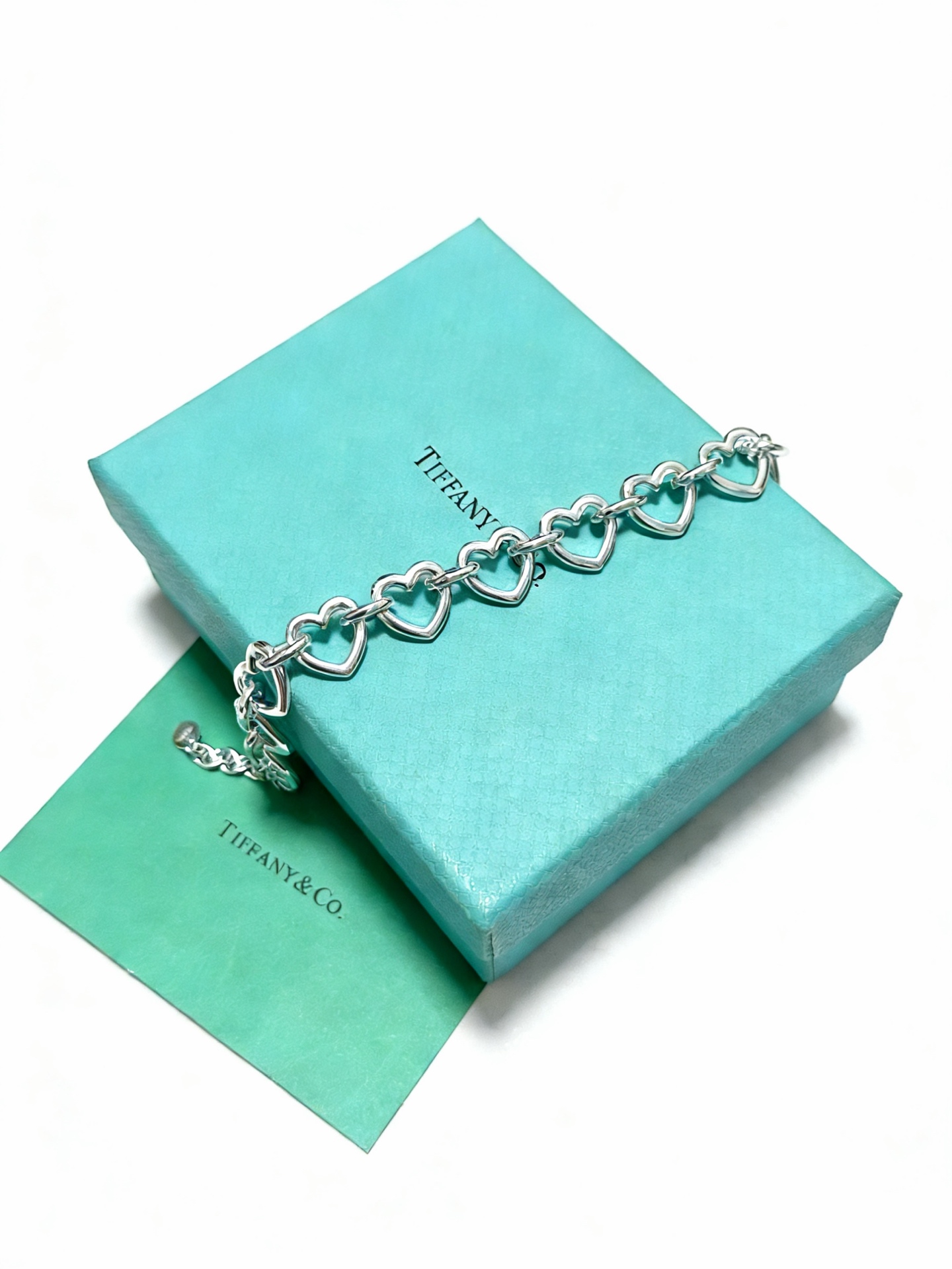 蒂芙尼手链🩵 TIFFNY&CO. 专柜精工银版本 明星同款 复古做旧风 原版复刻 纯手工打造 ～正品开