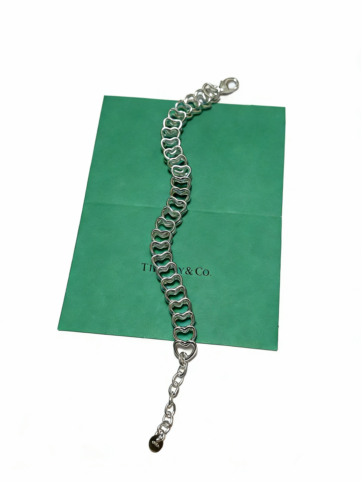 蒂芙尼手链🩵 TIFFNY&CO. 专柜精工银版本 明星同款 复古做旧风 原版复刻 纯手工打造 ～正品开