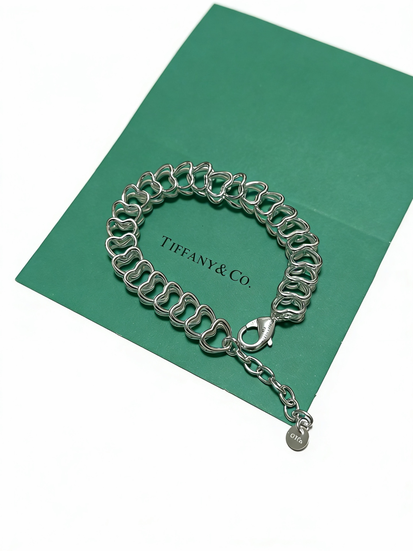 蒂芙尼手链🩵 TIFFNY&CO. 专柜精工银版本 明星同款 复古做旧风 原版复刻 纯手工打造 ～正品开