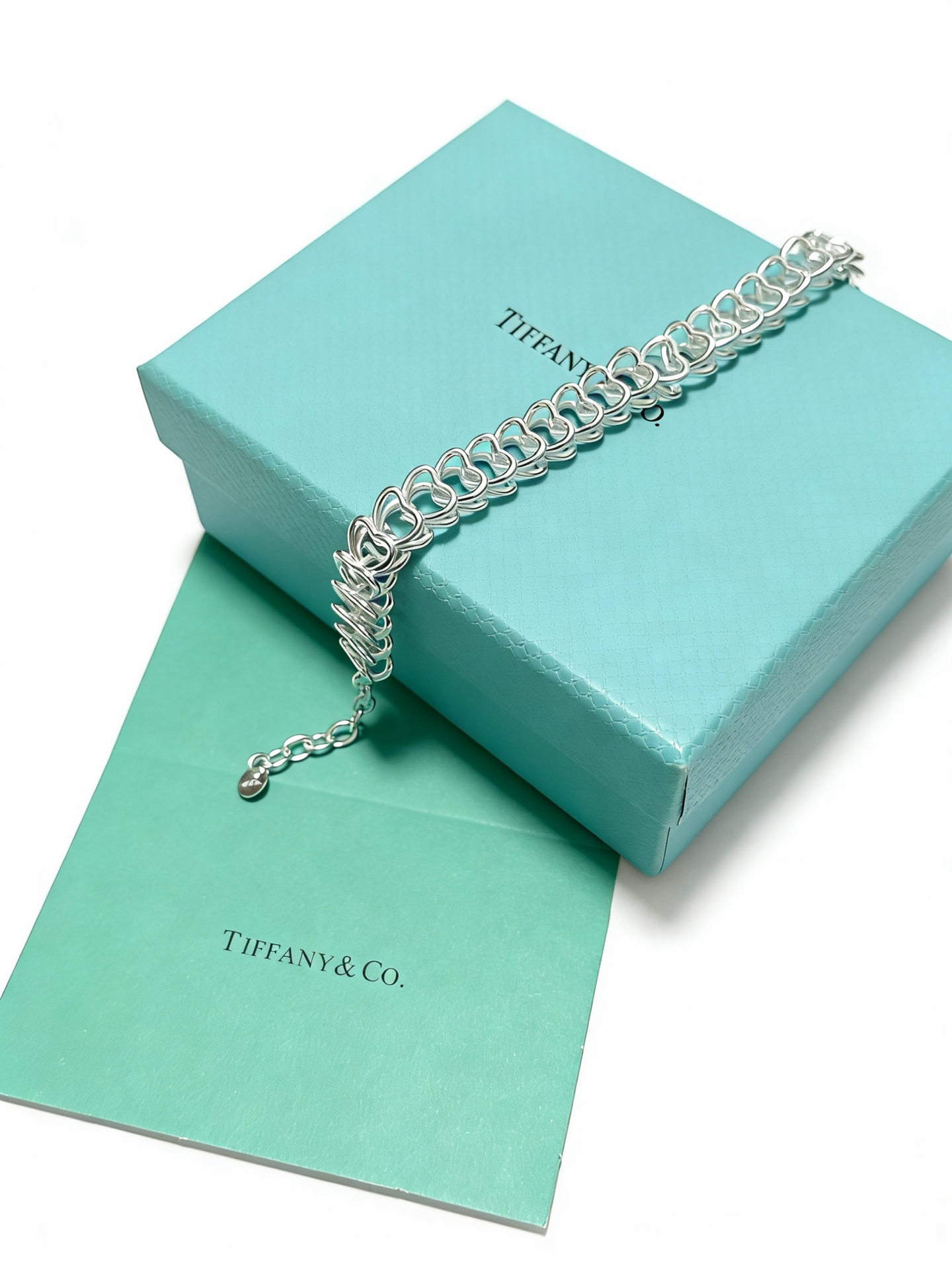 蒂芙尼手链🩵 TIFFNY&CO. 专柜精工银版本 明星同款 复古做旧风 原版复刻 纯手工打造 ～正品开