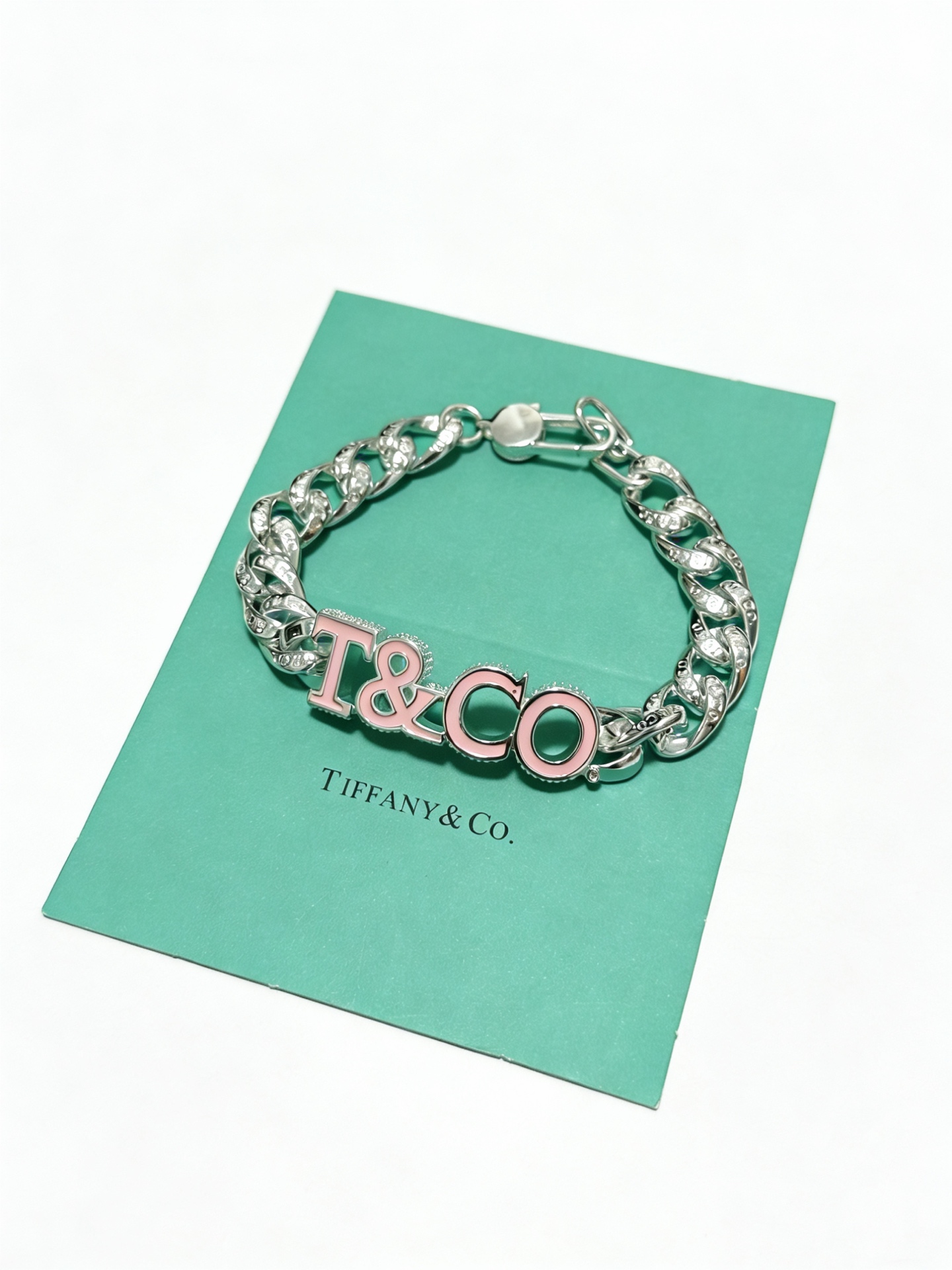 蒂芙尼手链🩵 TIFFNY&CO. 专柜精工银版本 明星同款 复古做旧风 原版复刻 纯手工打造 ～正品开