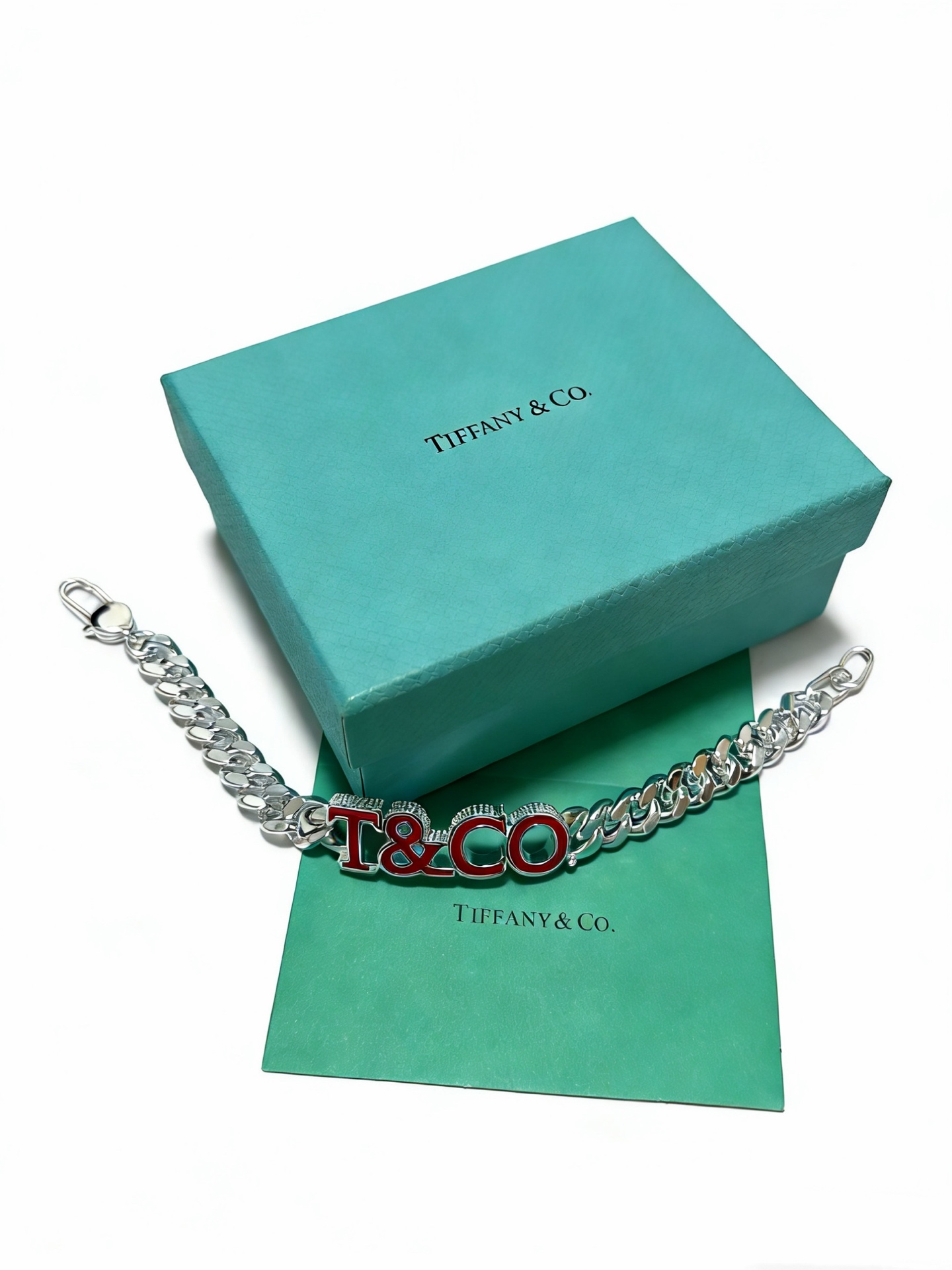 蒂芙尼手链🩵 TIFFNY&CO. 专柜精工银版本 明星同款 复古做旧风 原版复刻 纯手工打造 ～正品开