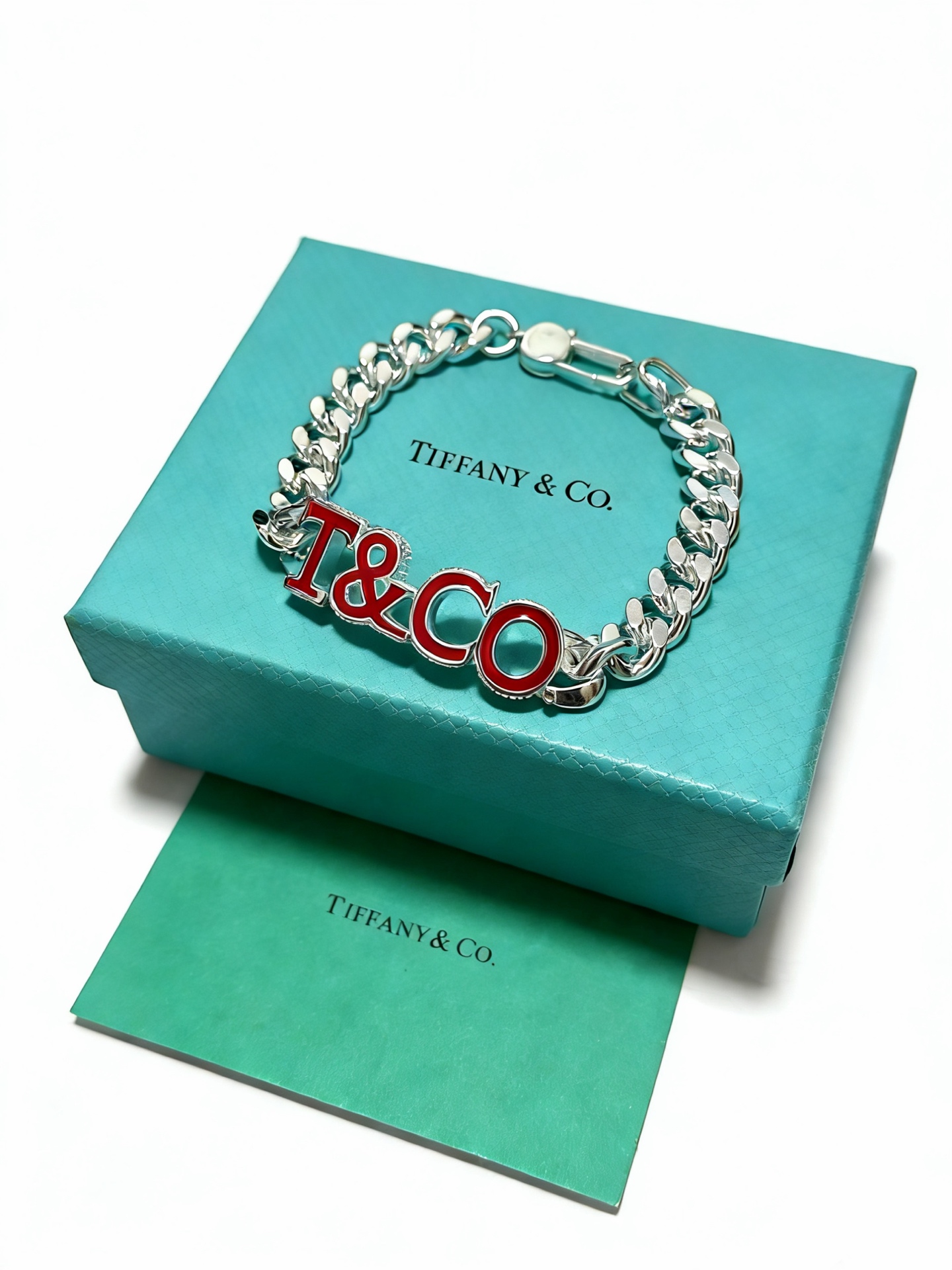 蒂芙尼手链🩵 TIFFNY&CO. 专柜精工银版本 明星同款 复古做旧风 原版复刻 纯手工打造 ～正品开