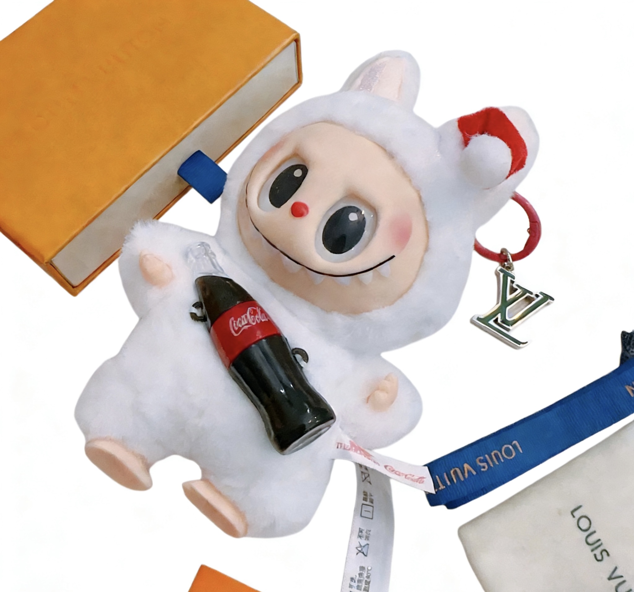 新品拉布布LV联名钥匙扣 lv包包扣 最新款包包挂饰档次更高明星同款Anger Forest系列经典款联