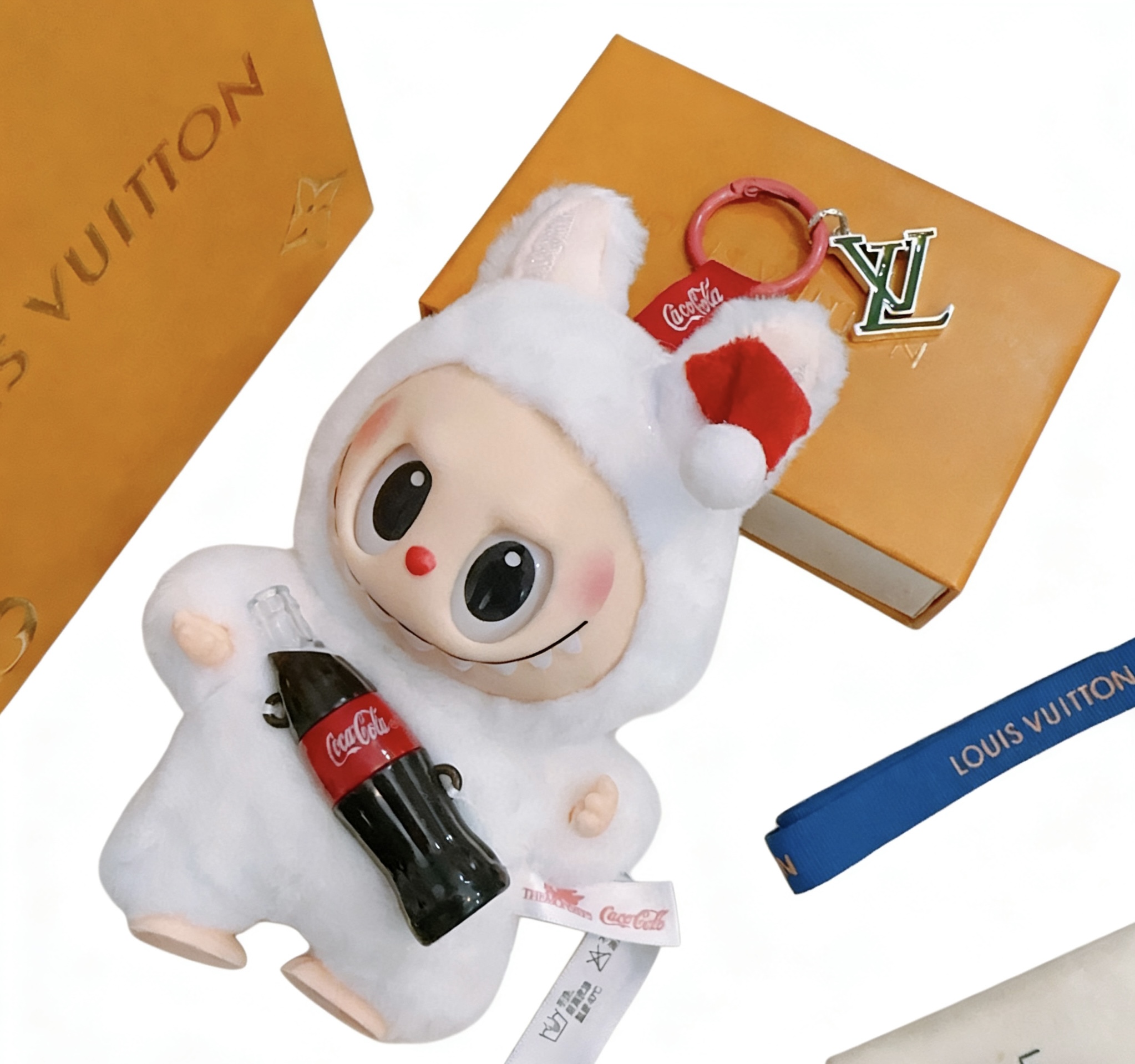 新品拉布布LV联名钥匙扣 lv包包扣 最新款包包挂饰档次更高明星同款Anger Forest系列经典款联