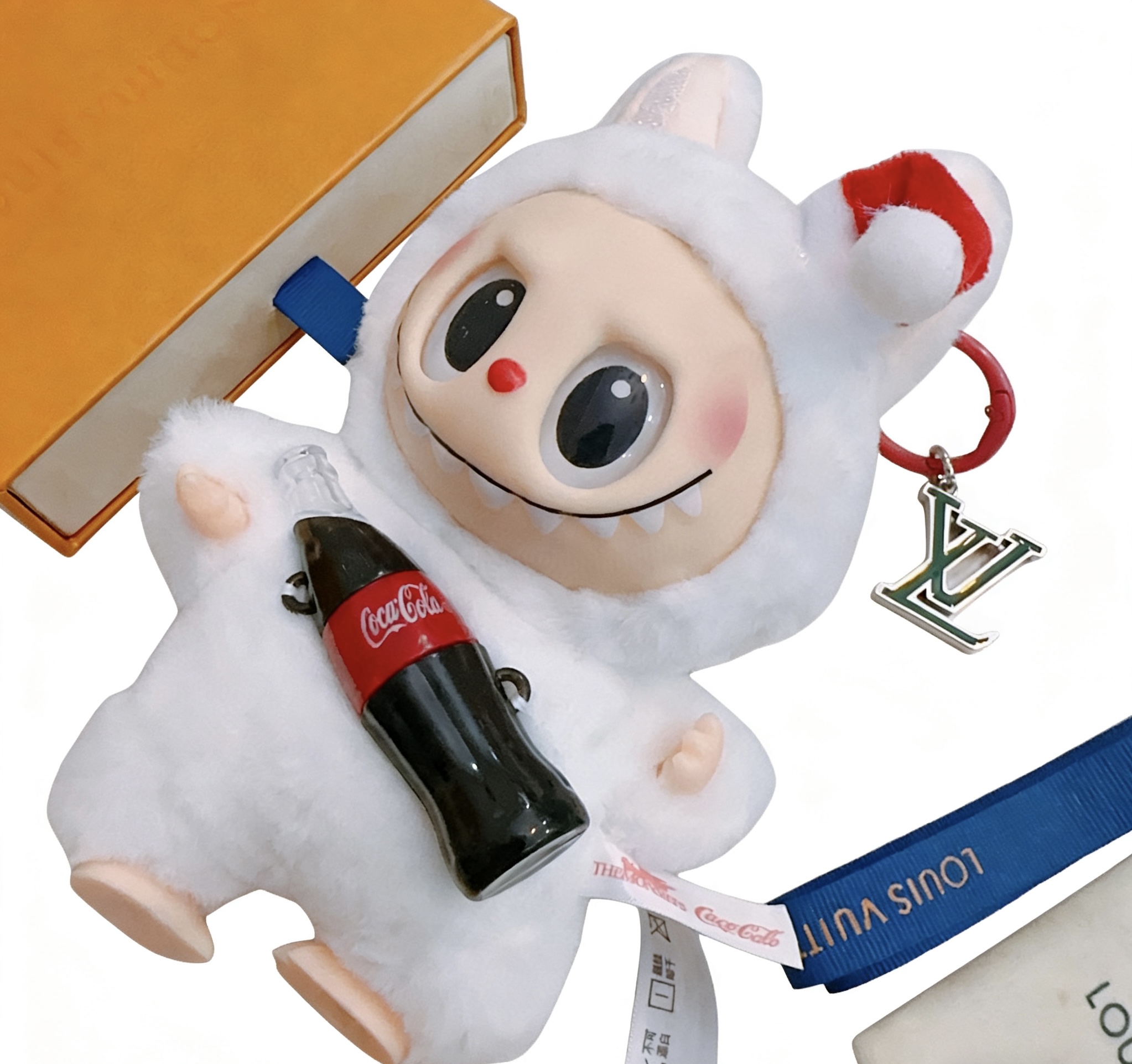 新品拉布布LV联名钥匙扣 lv包包扣 最新款包包挂饰档次更高明星同款Anger Forest系列经典款联