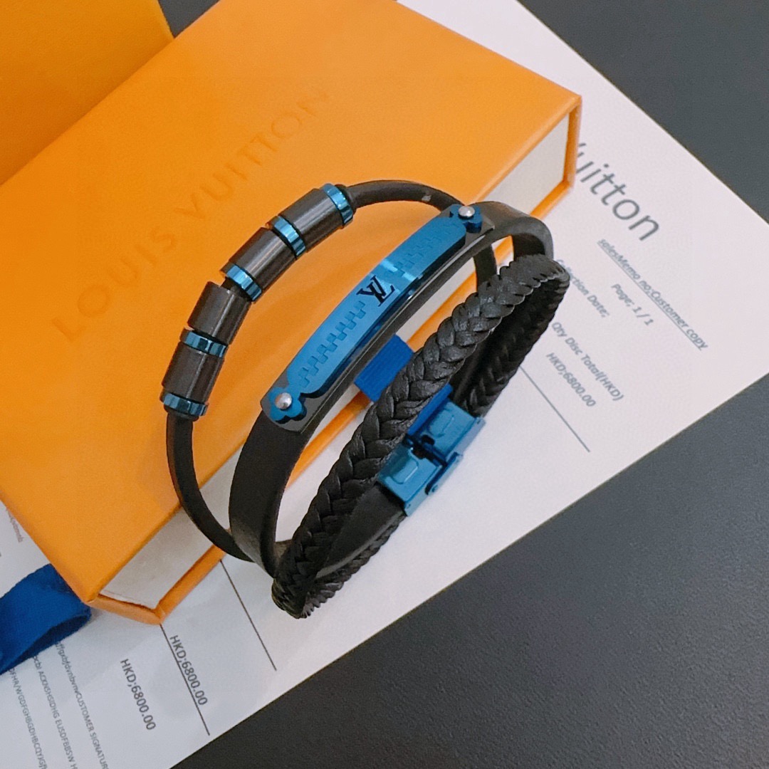 Louis Vuitton 高品质LV路易威登牛皮手绳手链