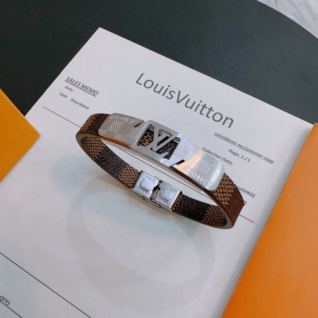 Louis Vuitton 高品质LV路易威登牛皮手绳手链