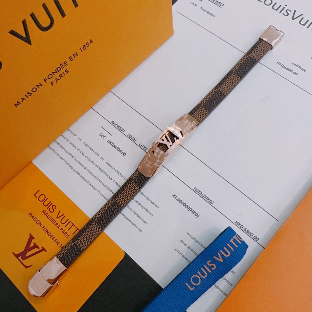 Louis Vuitton 高品质LV路易威登牛皮手绳手链