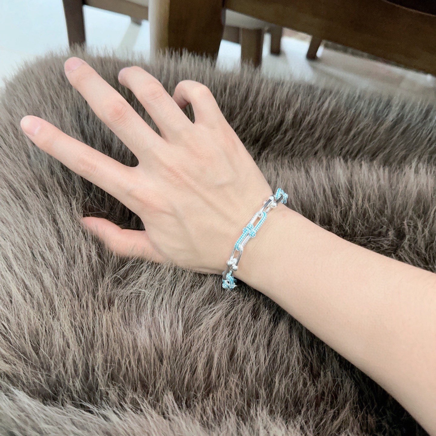 Tiffany & Co. 新款蓝钻蒂芙尼手链TIFFNY&CO
