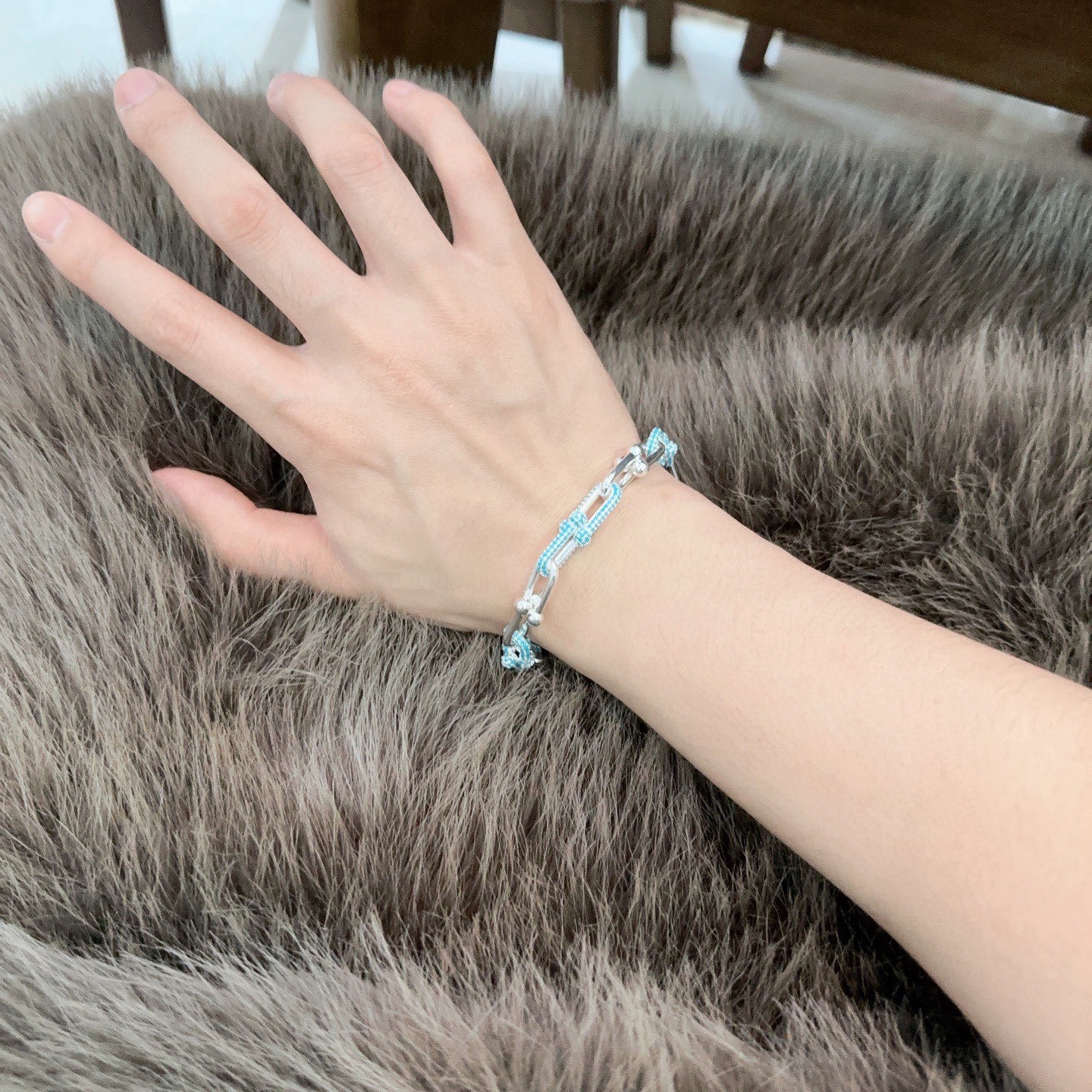 Tiffany & Co. 新款蓝钻蒂芙尼手链TIFFNY&CO