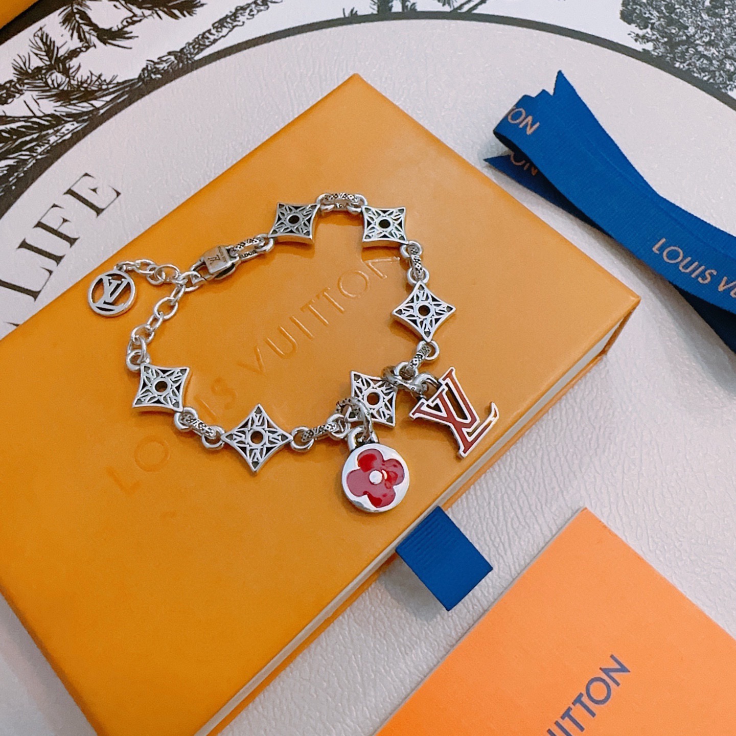 路易威登 Louis Vuitton 传世高定珠宝耳环项链戒指首饰 #EB03C21B 2