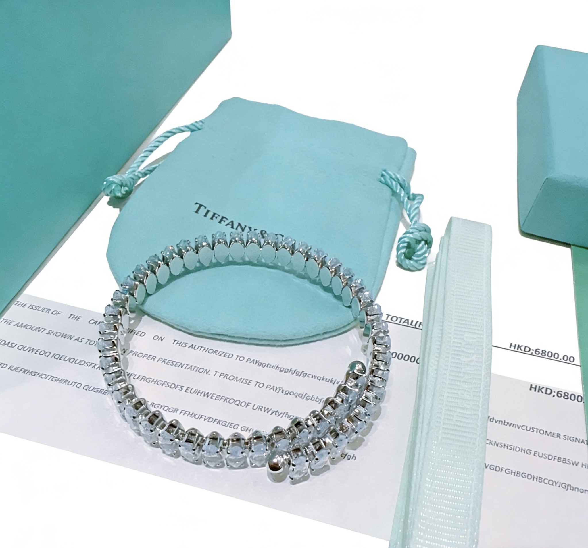 Tiffany & Co. 独家订制 Tiff 蒂芙尼手链纪念款