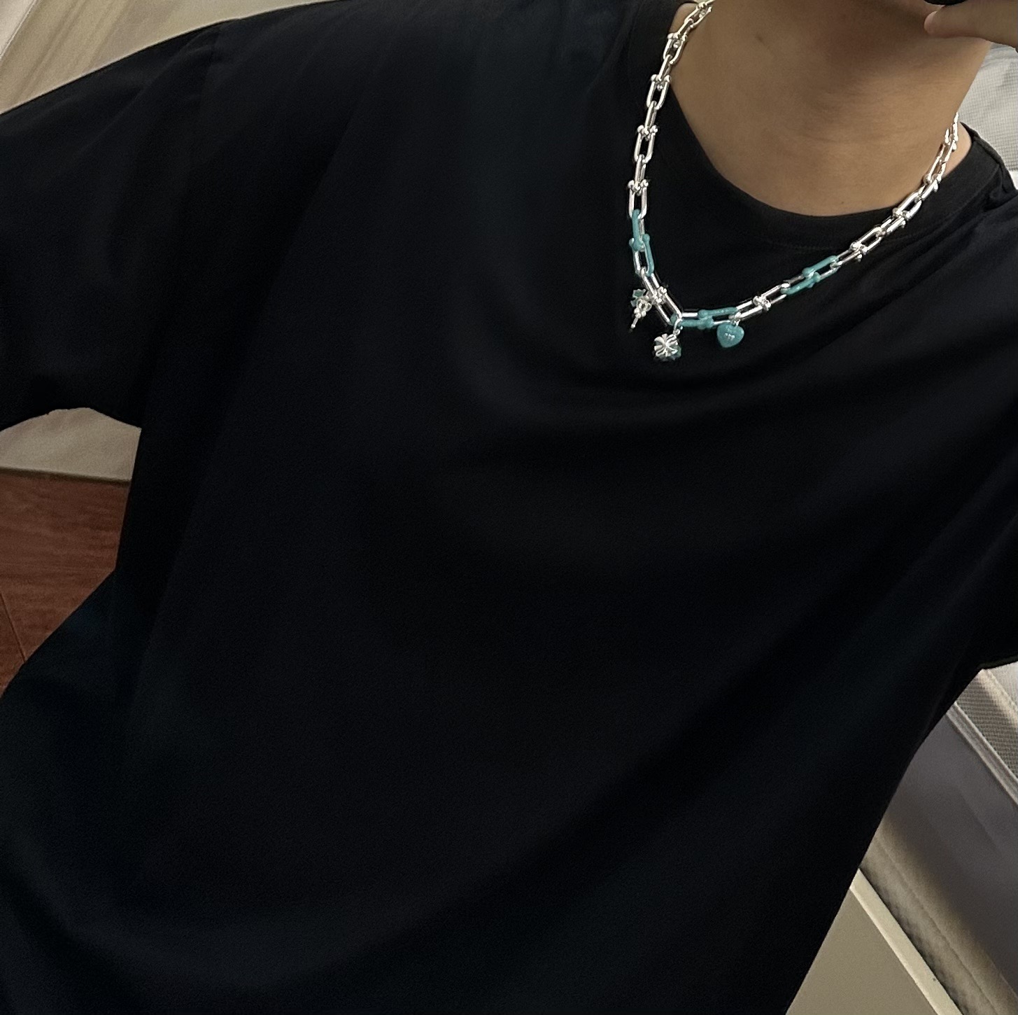 Tiffany & Co. 新款蓝钻蒂芙尼项链TIFFNY&CO