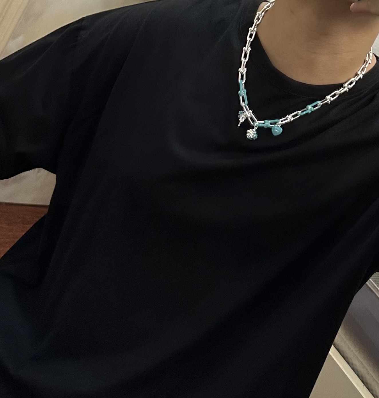Tiffany & Co. 新款蓝钻蒂芙尼项链TIFFNY&CO