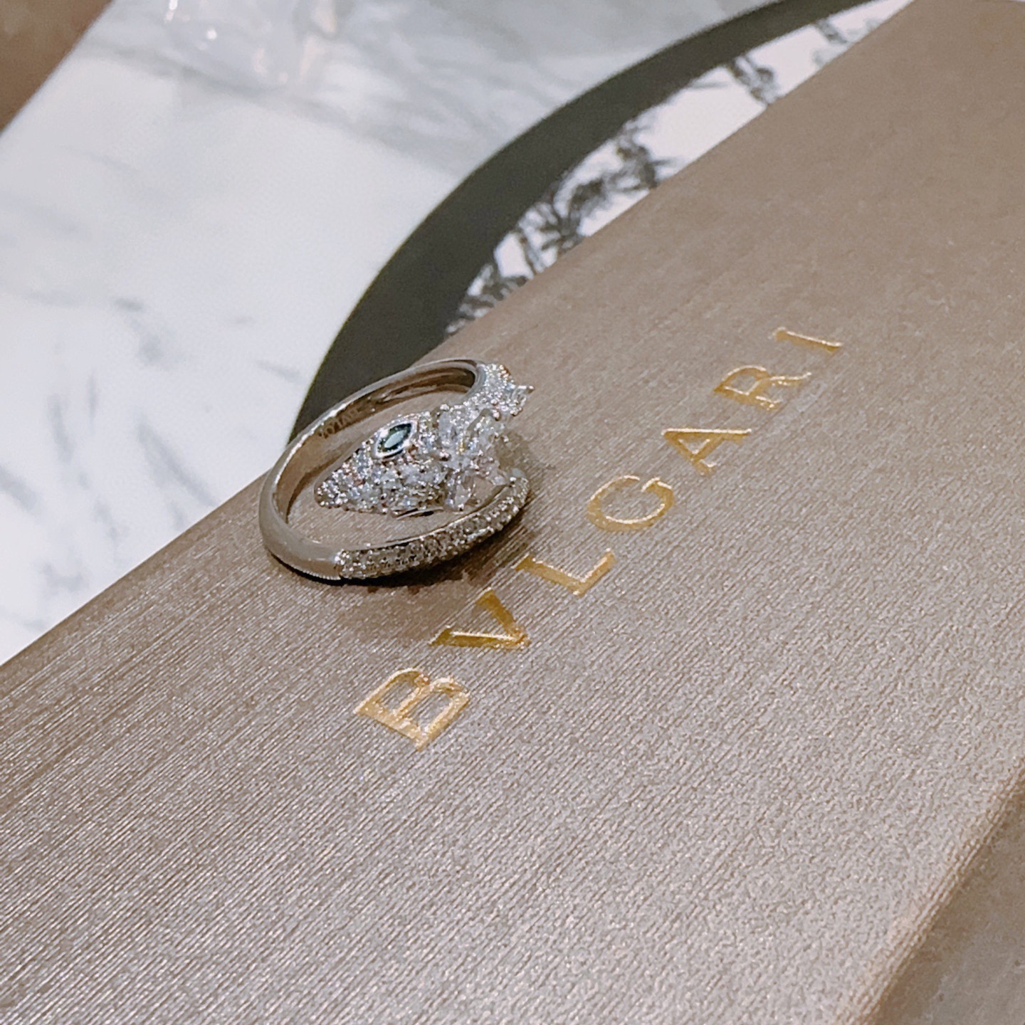 Bvlgari 宝格丽蛇 戒指 简约 百搭 潮流单品